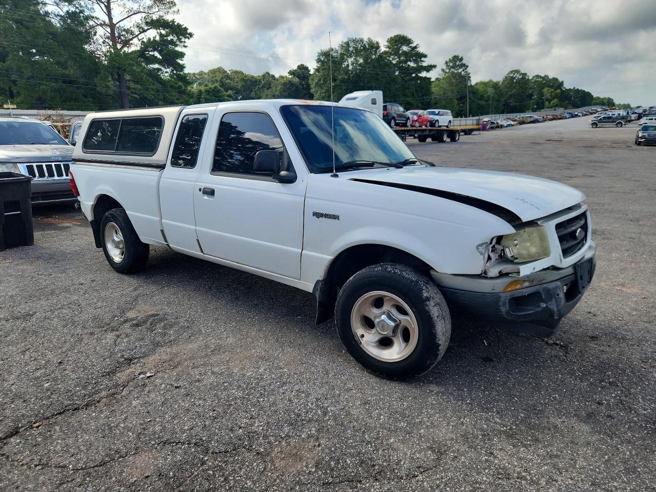 2002 Ford Ranger Super Cab White vin: 1FTYR14V82PB21521
