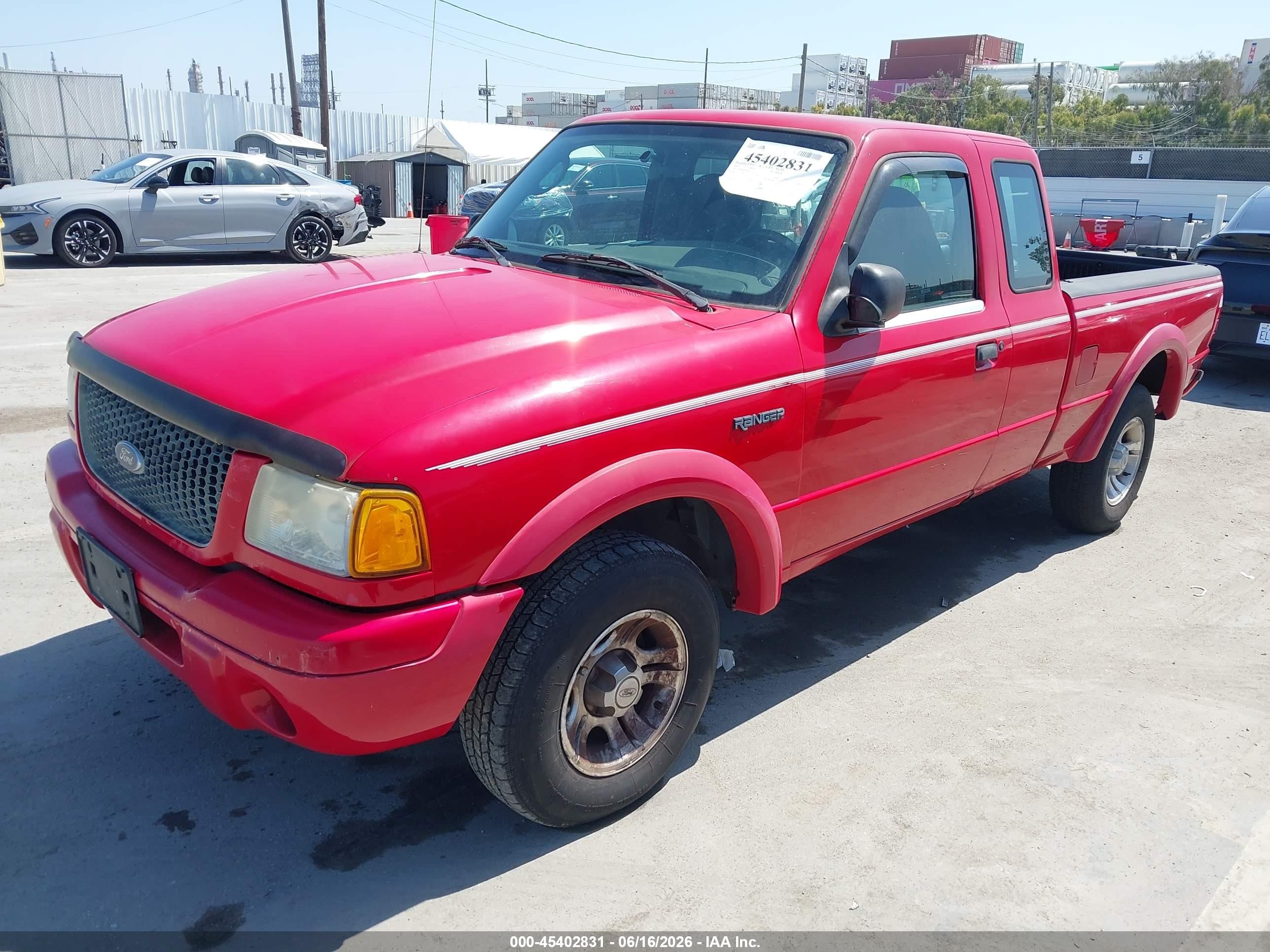 2003 Ford Ranger Edge/tremor/xl/xlt Red vin: 1FTYR14V83PB27014