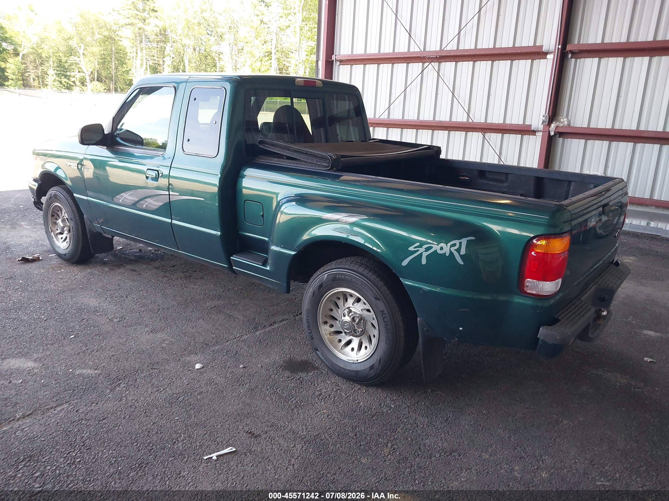 1999 Ford Ranger Xl/xlt Green vin: 1FTYR14V8XPA18462