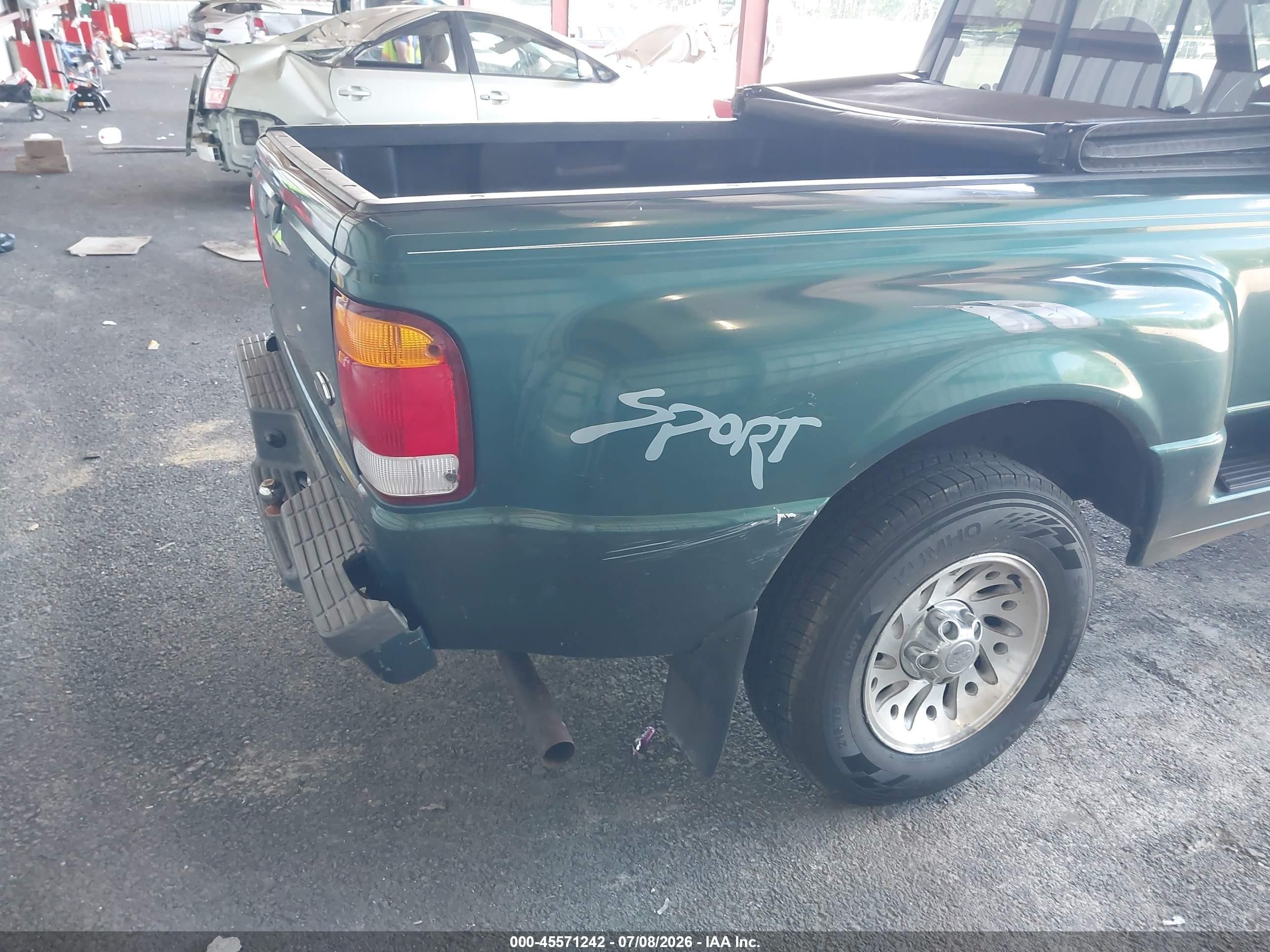 1999 Ford Ranger Xl/xlt Green vin: 1FTYR14V8XPA18462