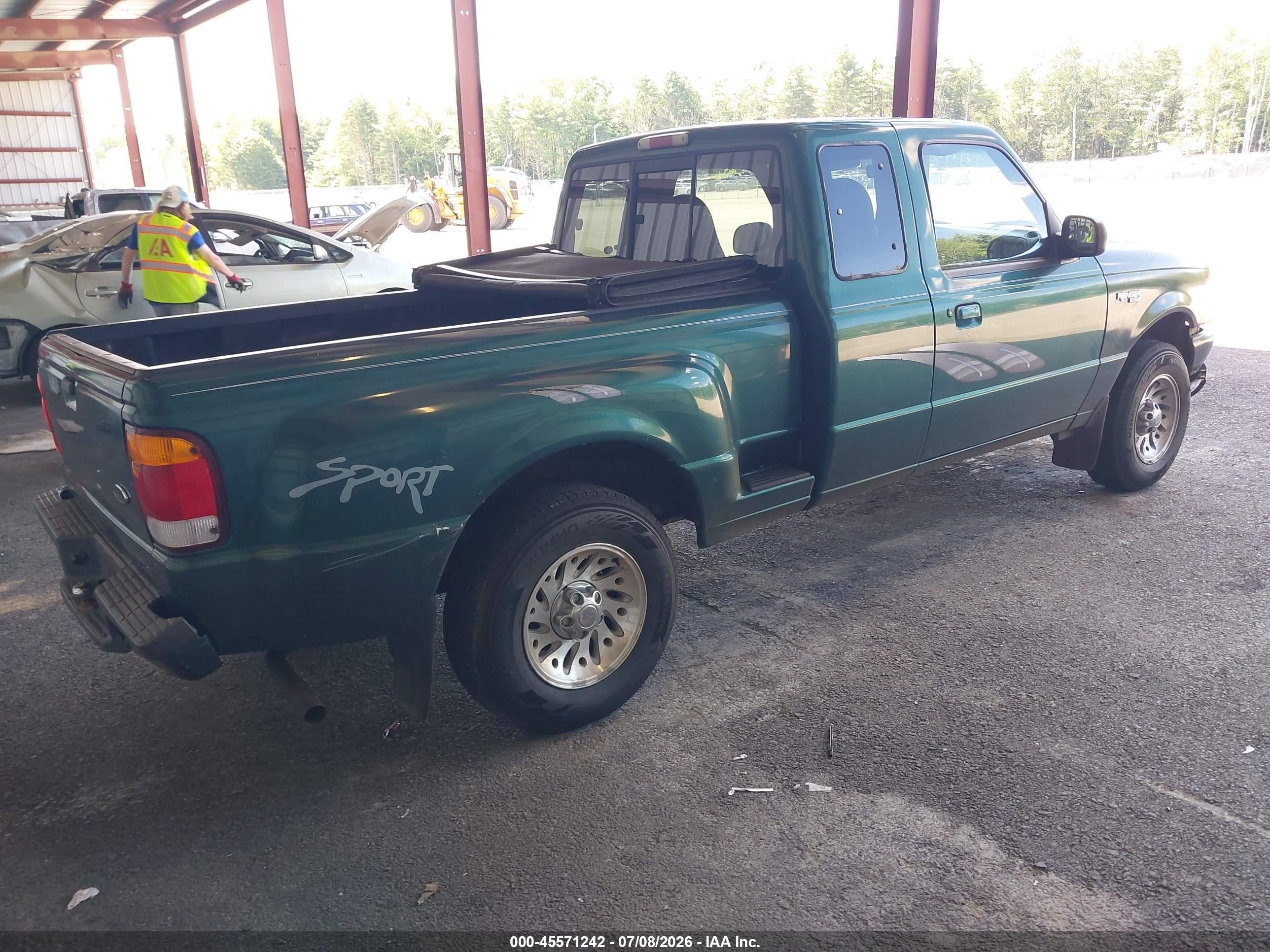 1999 Ford Ranger Xl/xlt Green vin: 1FTYR14V8XPA18462