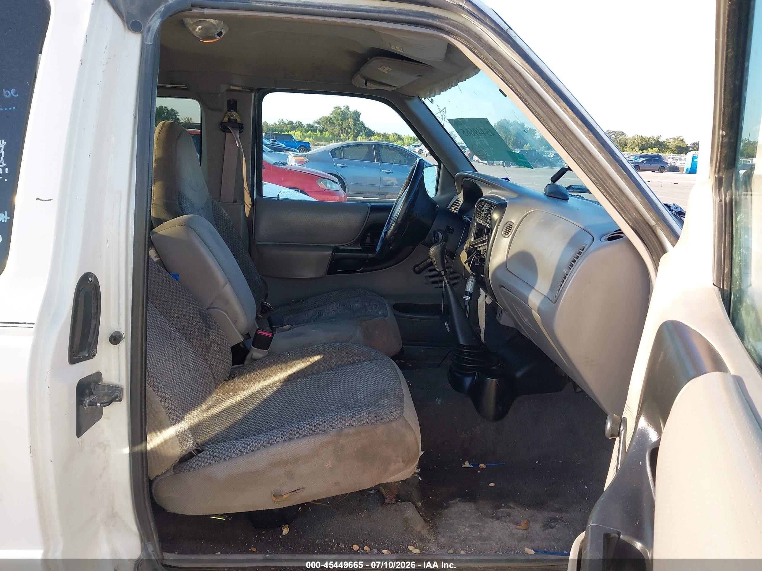 1999 Ford Ranger Xl/xlt White vin: 1FTYR14V8XPB04631