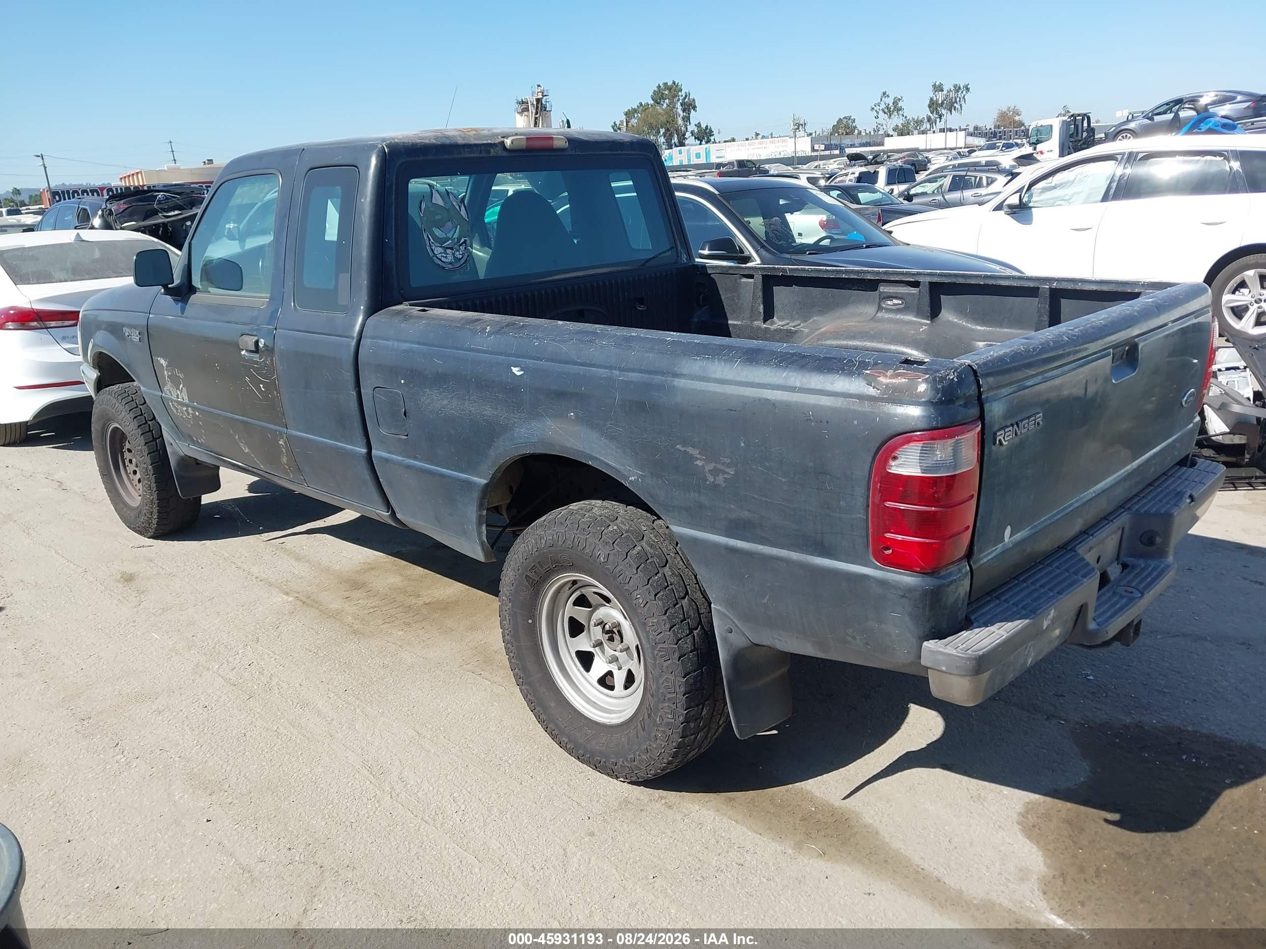 1999 Ford Ranger Xl/xlt Black vin: 1FTYR14V8XPB52193