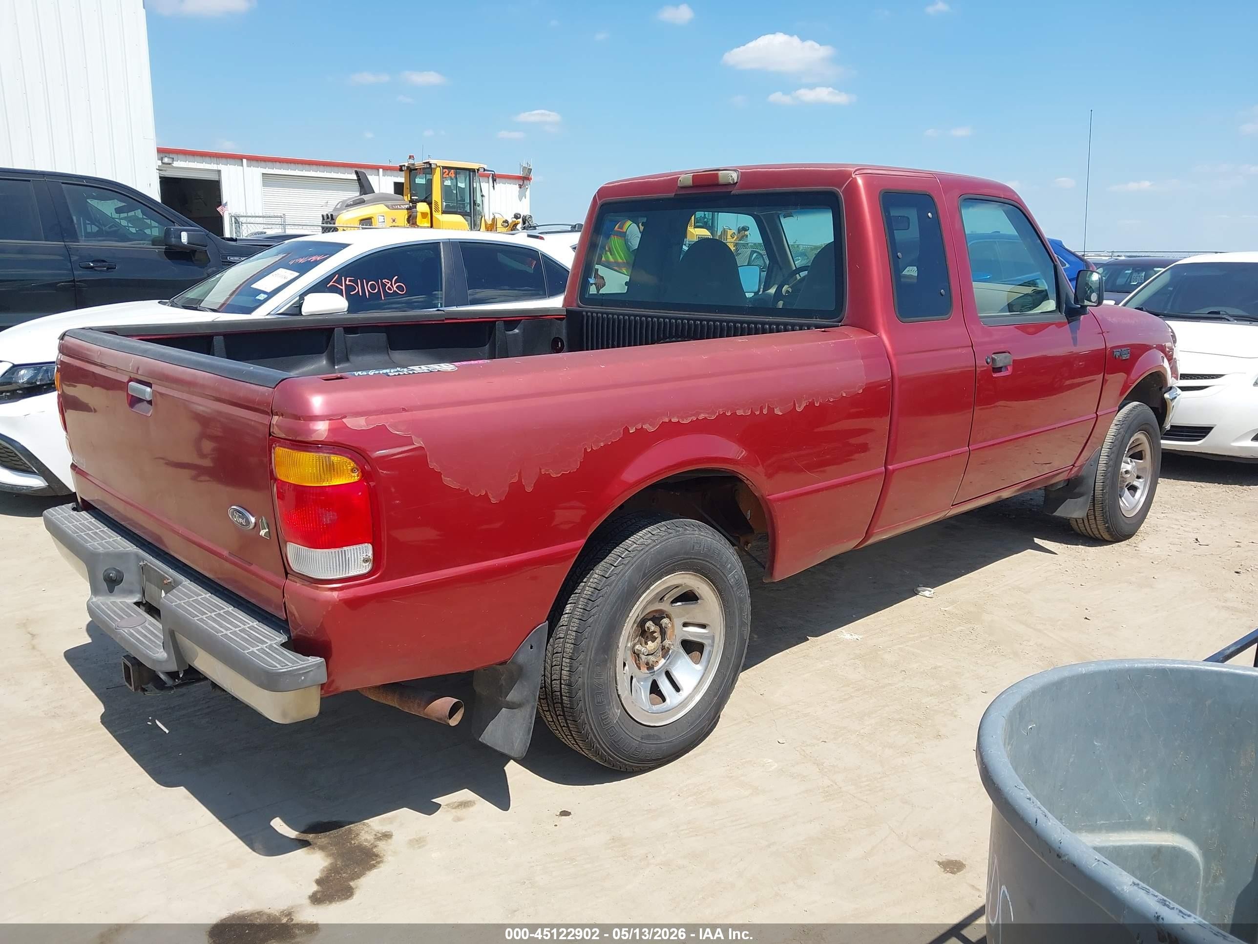 1999 Ford Ranger Xl/xlt Красный vin: 1FTYR14V8XPB59578