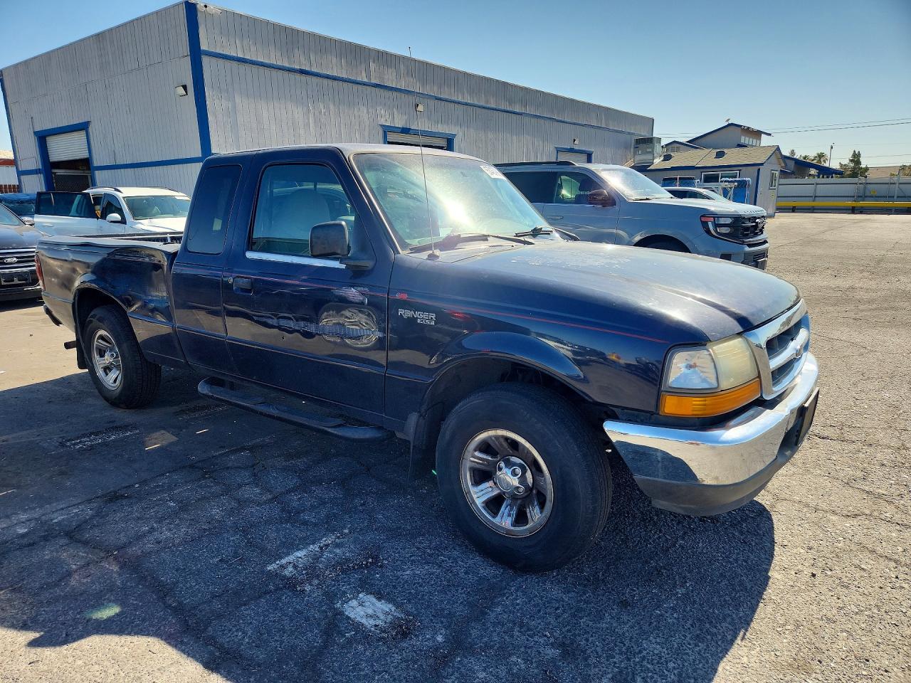 2000 Ford Ranger Super Cab Blue vin: 1FTYR14V8YPA35778