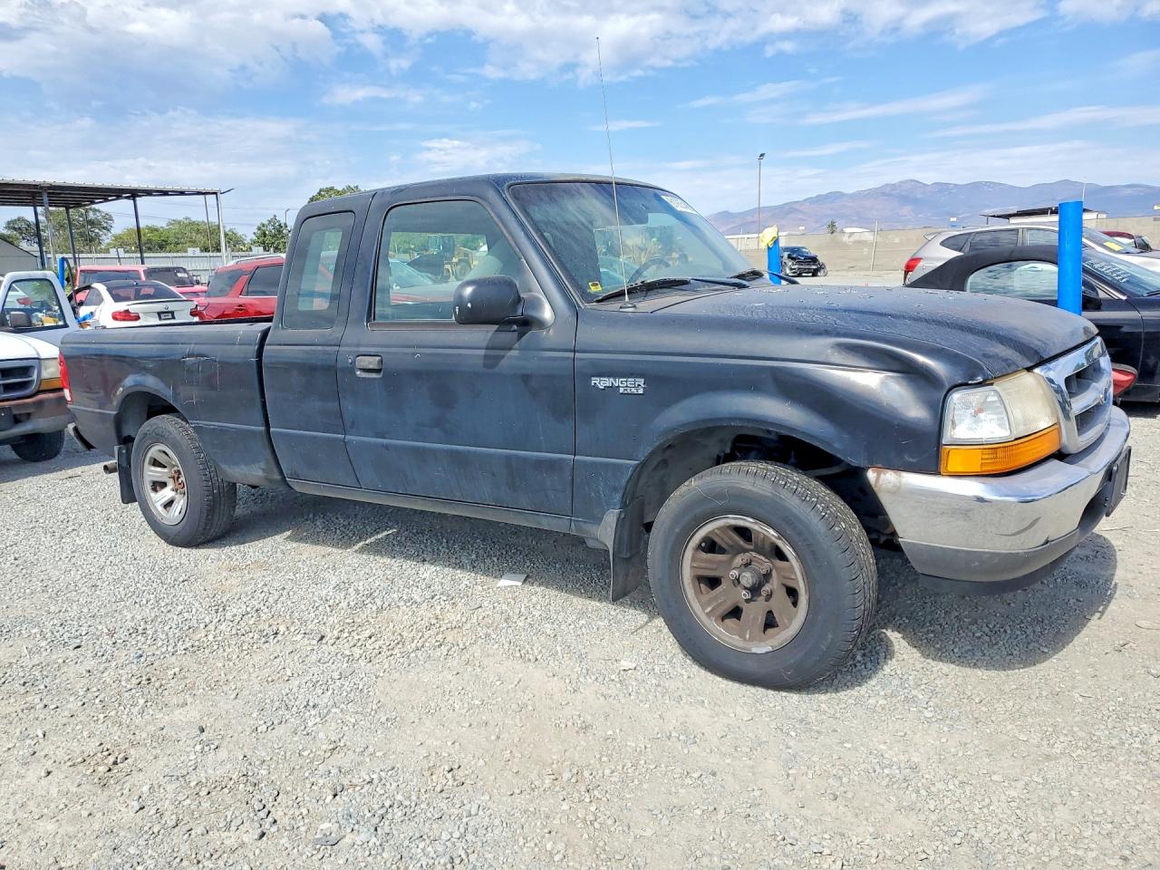 2000 Ford Ranger Super Cab Blue vin: 1FTYR14V8YPB61087
