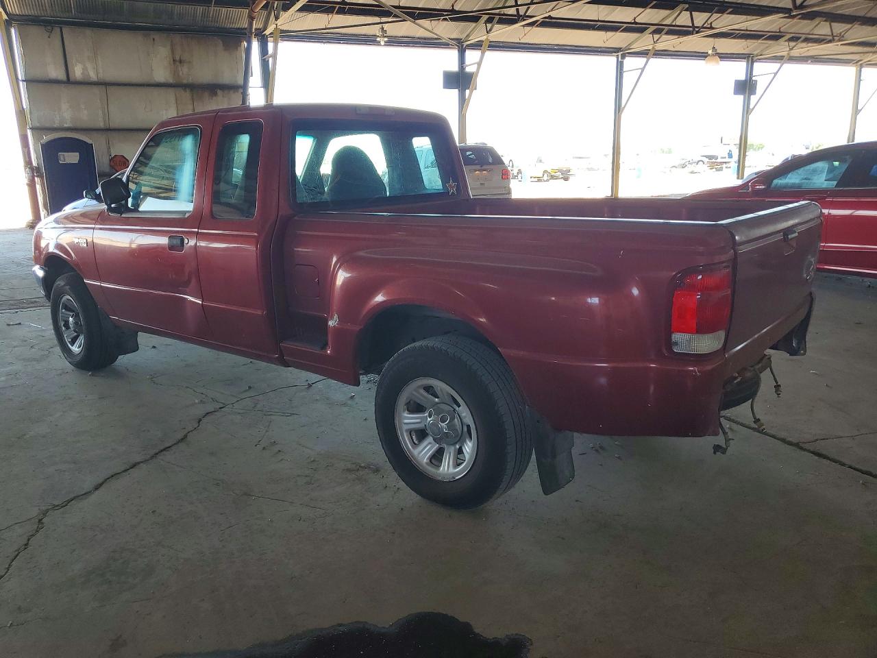 2000 Ford Ranger Super Cab Red vin: 1FTYR14V8YPC20056