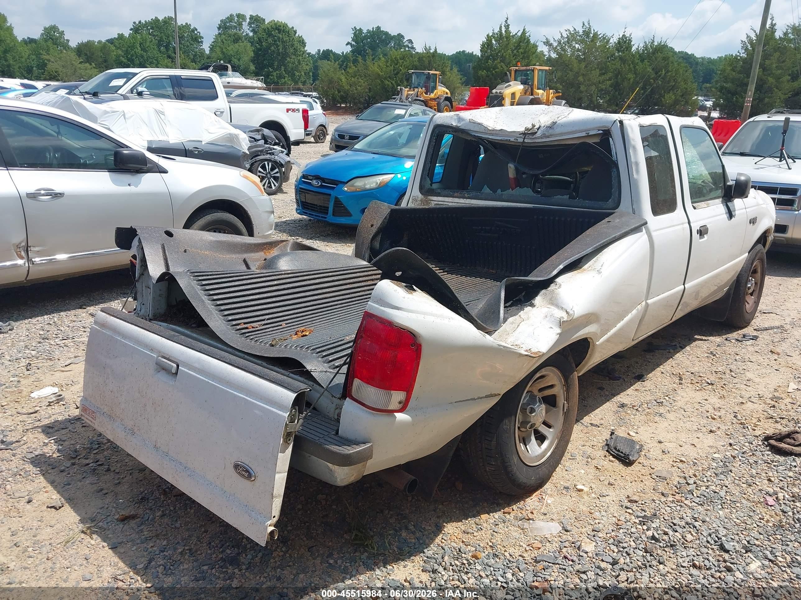 2000 Ford Ranger Xl/xlt White vin: 1FTYR14V8YTA79108