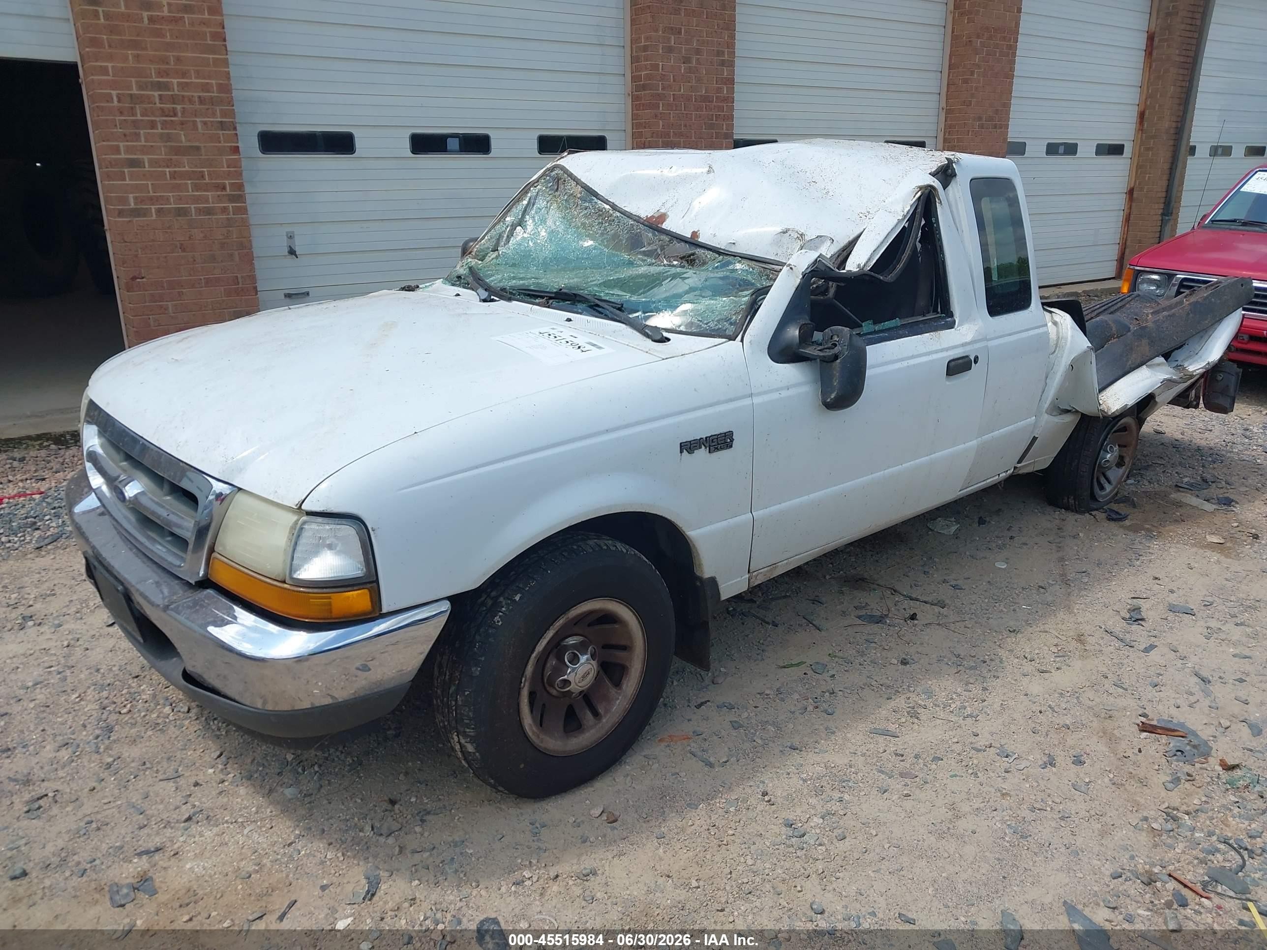 2000 Ford Ranger Xl/xlt White vin: 1FTYR14V8YTA79108