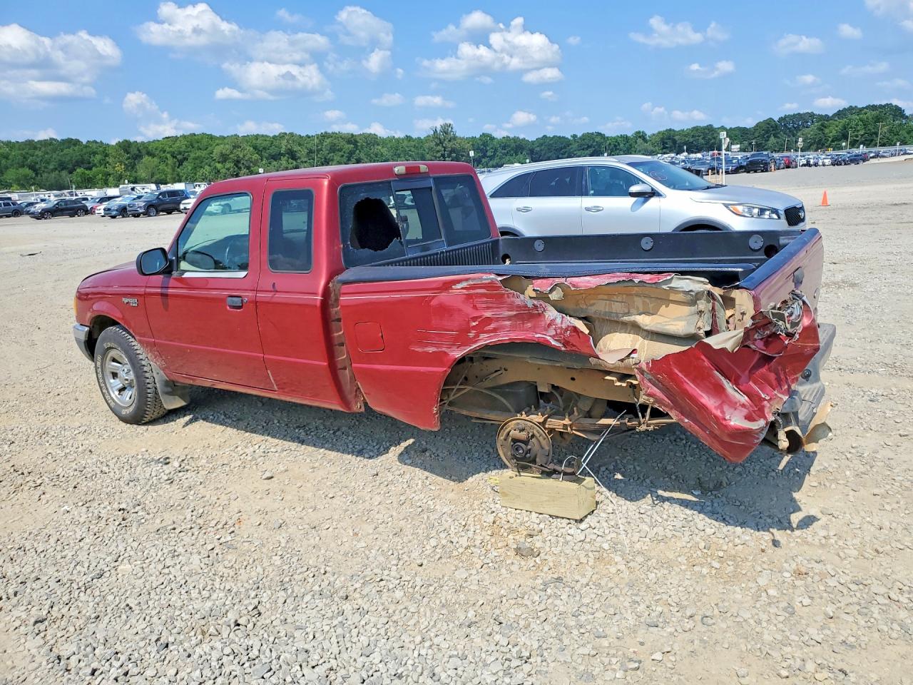 2002 Ford Ranger Super Cab Бордовый vin: 1FTYR14V92PB75359