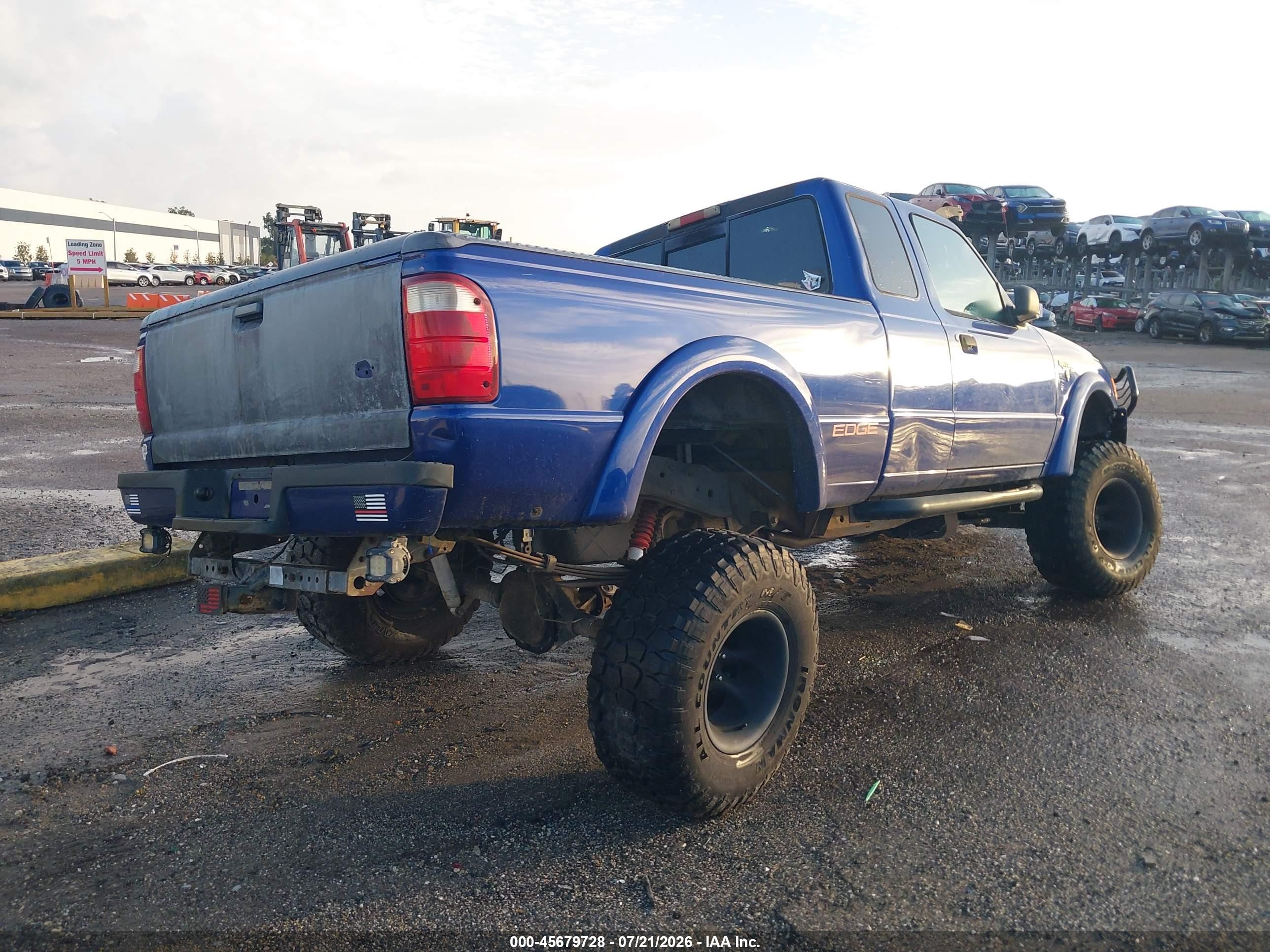 2003 Ford Ranger Edge/tremor/xl/xlt Blue vin: 1FTYR14V93PA26161