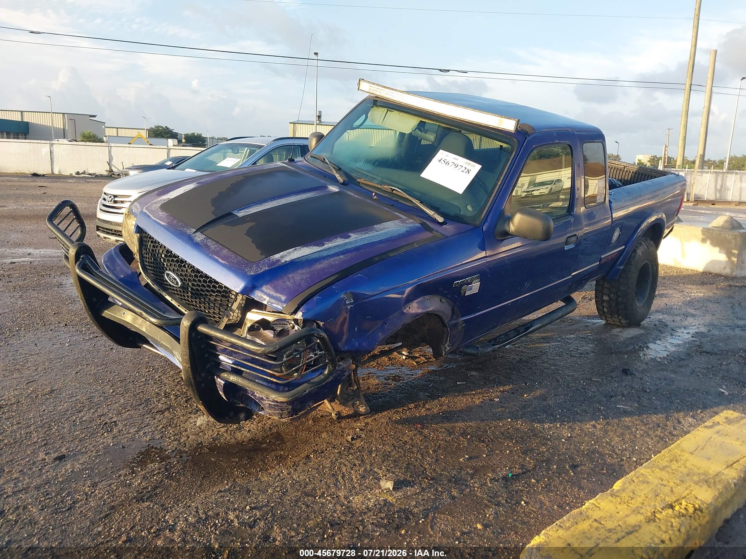 2003 Ford Ranger Edge/tremor/xl/xlt Blue vin: 1FTYR14V93PA26161