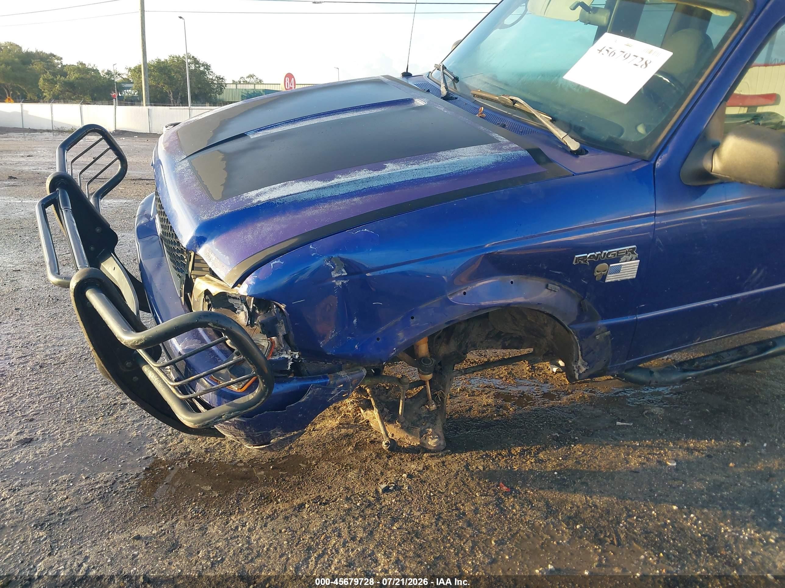 2003 Ford Ranger Edge/tremor/xl/xlt Blue vin: 1FTYR14V93PA26161