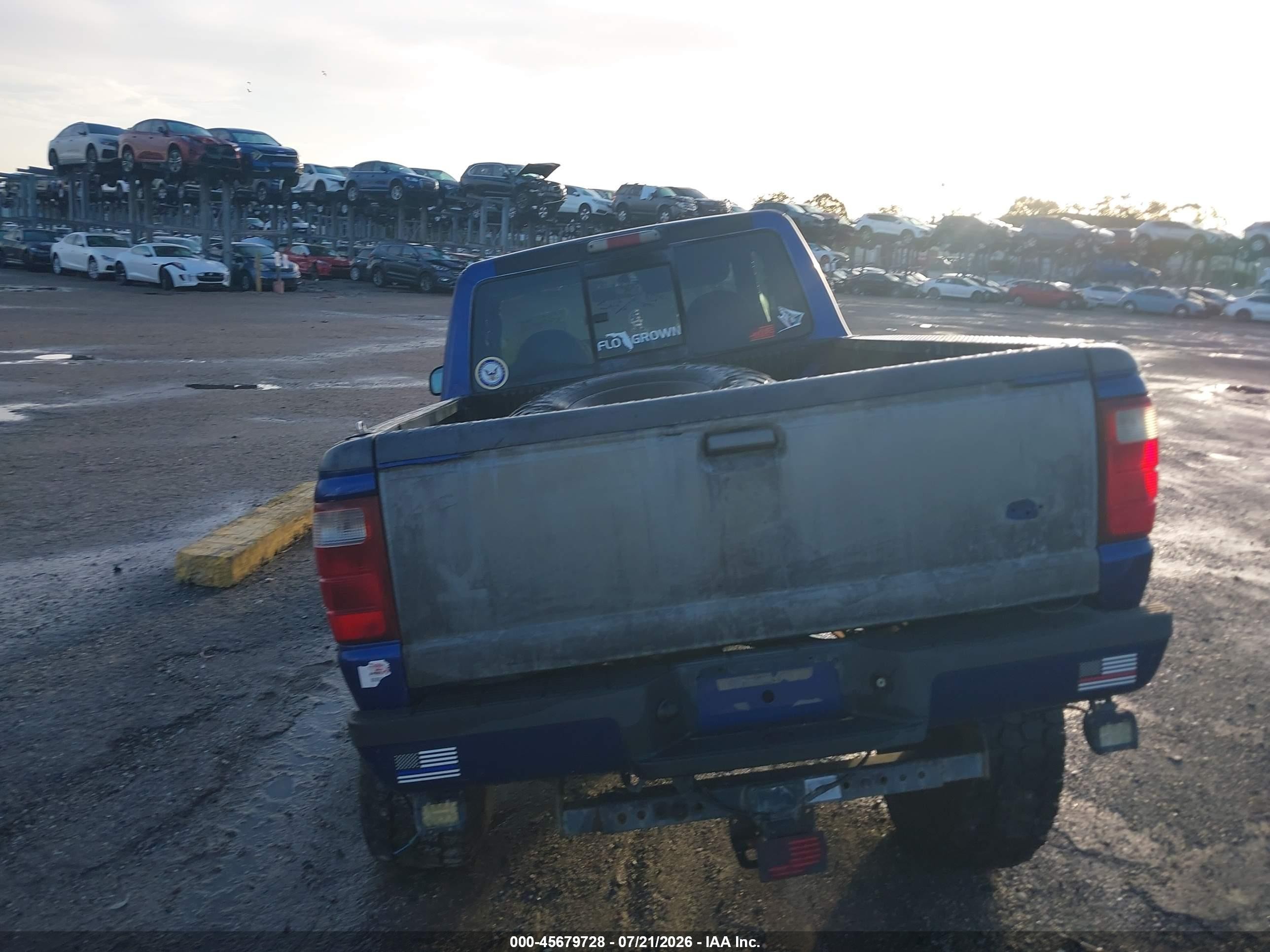 2003 Ford Ranger Edge/tremor/xl/xlt Blue vin: 1FTYR14V93PA26161