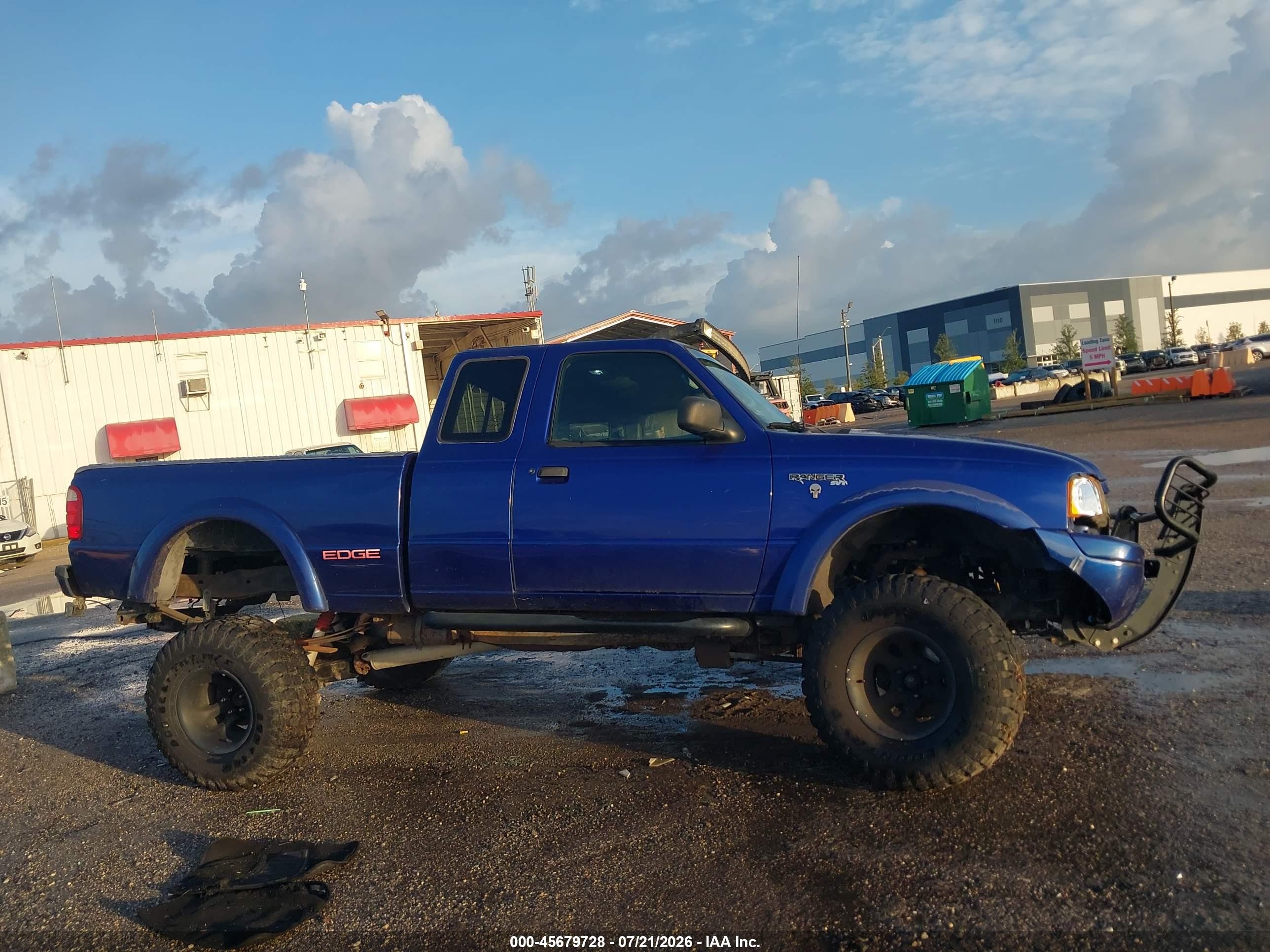 2003 Ford Ranger Edge/tremor/xl/xlt Blue vin: 1FTYR14V93PA26161