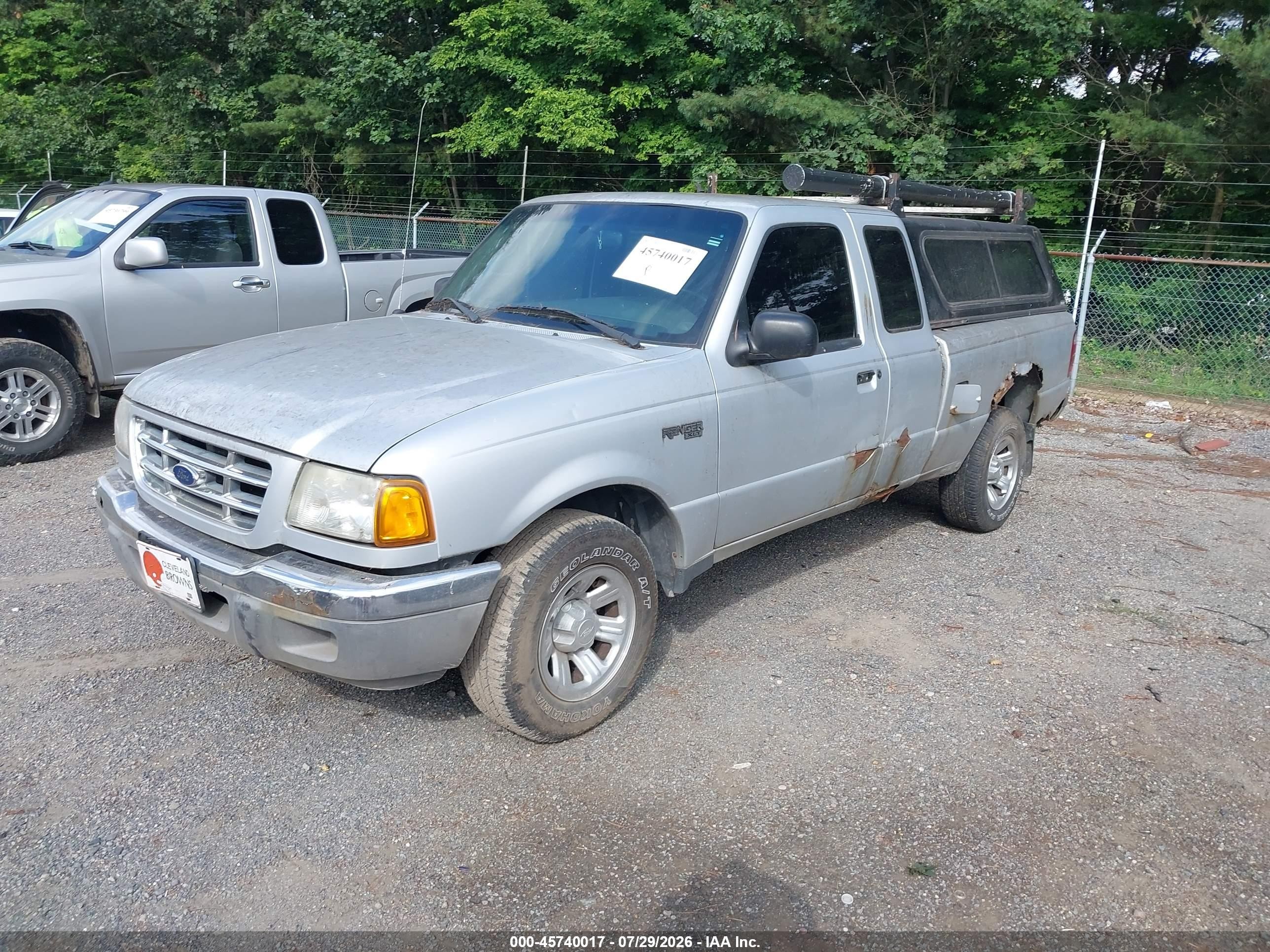 2003 Ford Ranger Edge/tremor/xl/xlt Silver vin: 1FTYR14V93PB32917