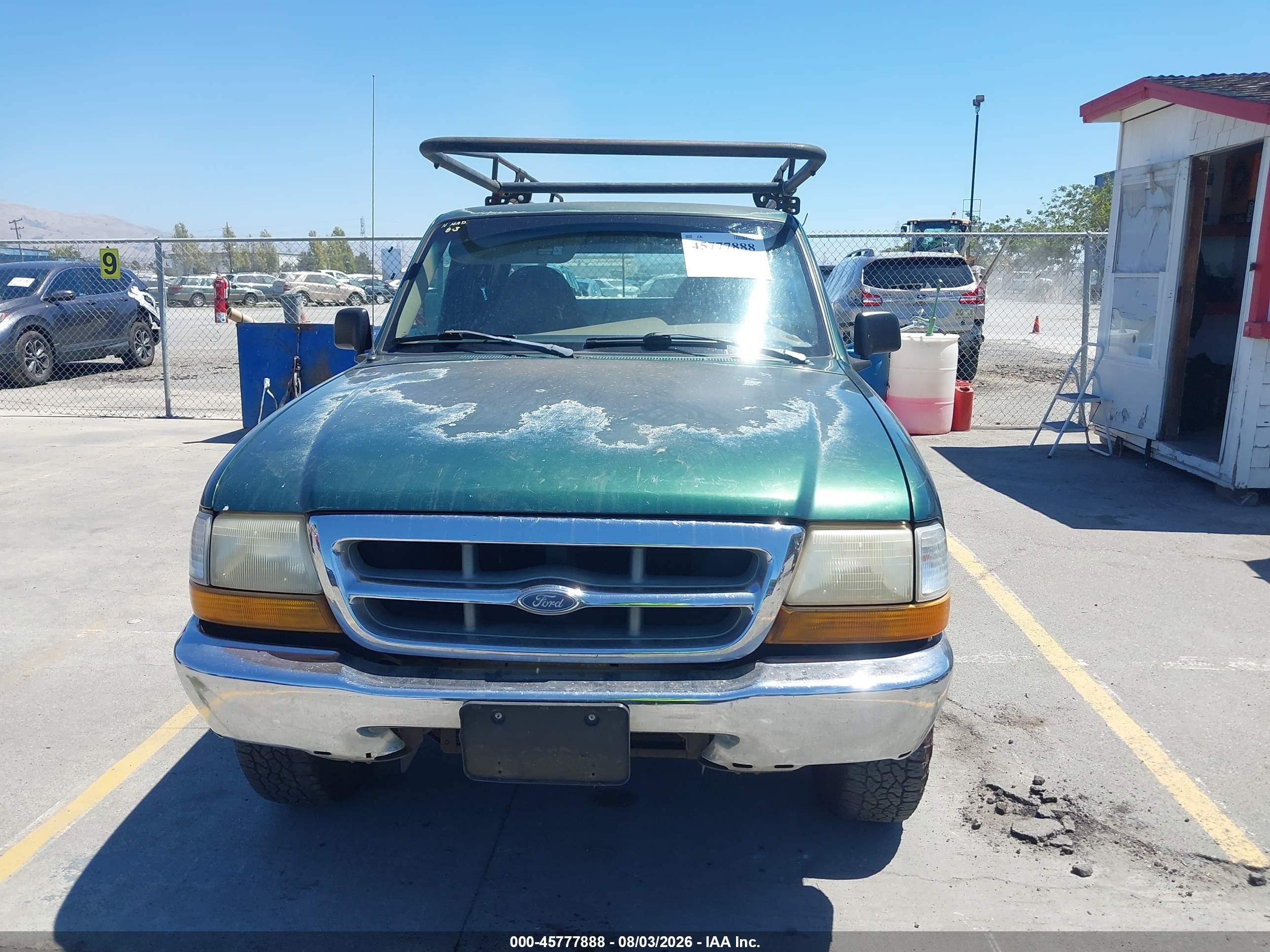1999 Ford Ranger Xl/xlt Зеленый vin: 1FTYR14V9XPA47288