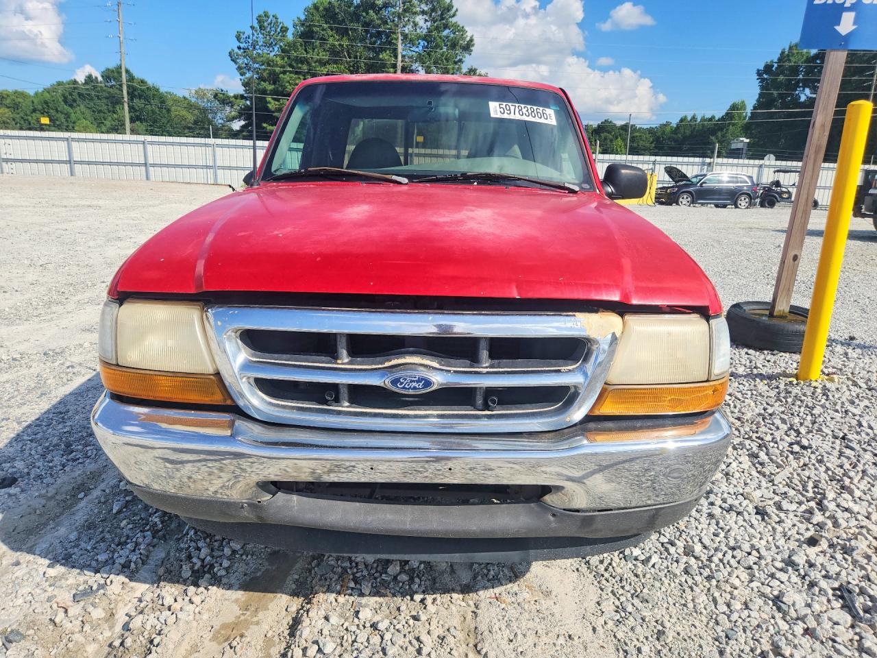 1999 Ford Ranger Super Cab Red vin: 1FTYR14V9XTA69489