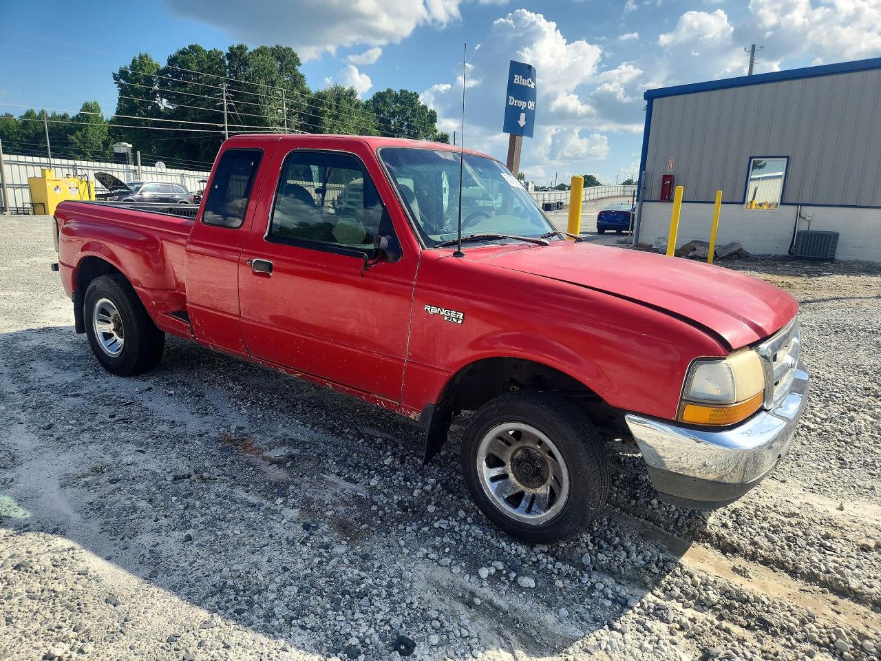 1999 Ford Ranger Super Cab Red vin: 1FTYR14V9XTA69489