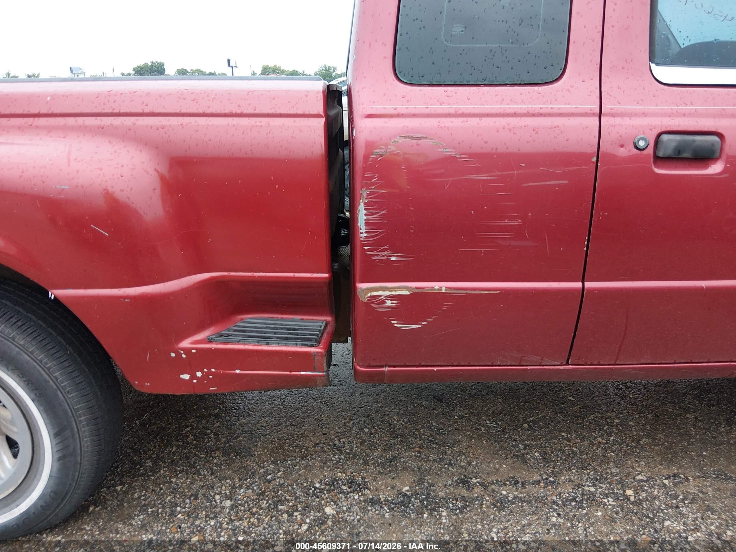 2000 Ford Ranger Xl/xlt Red vin: 1FTYR14V9YPB63382