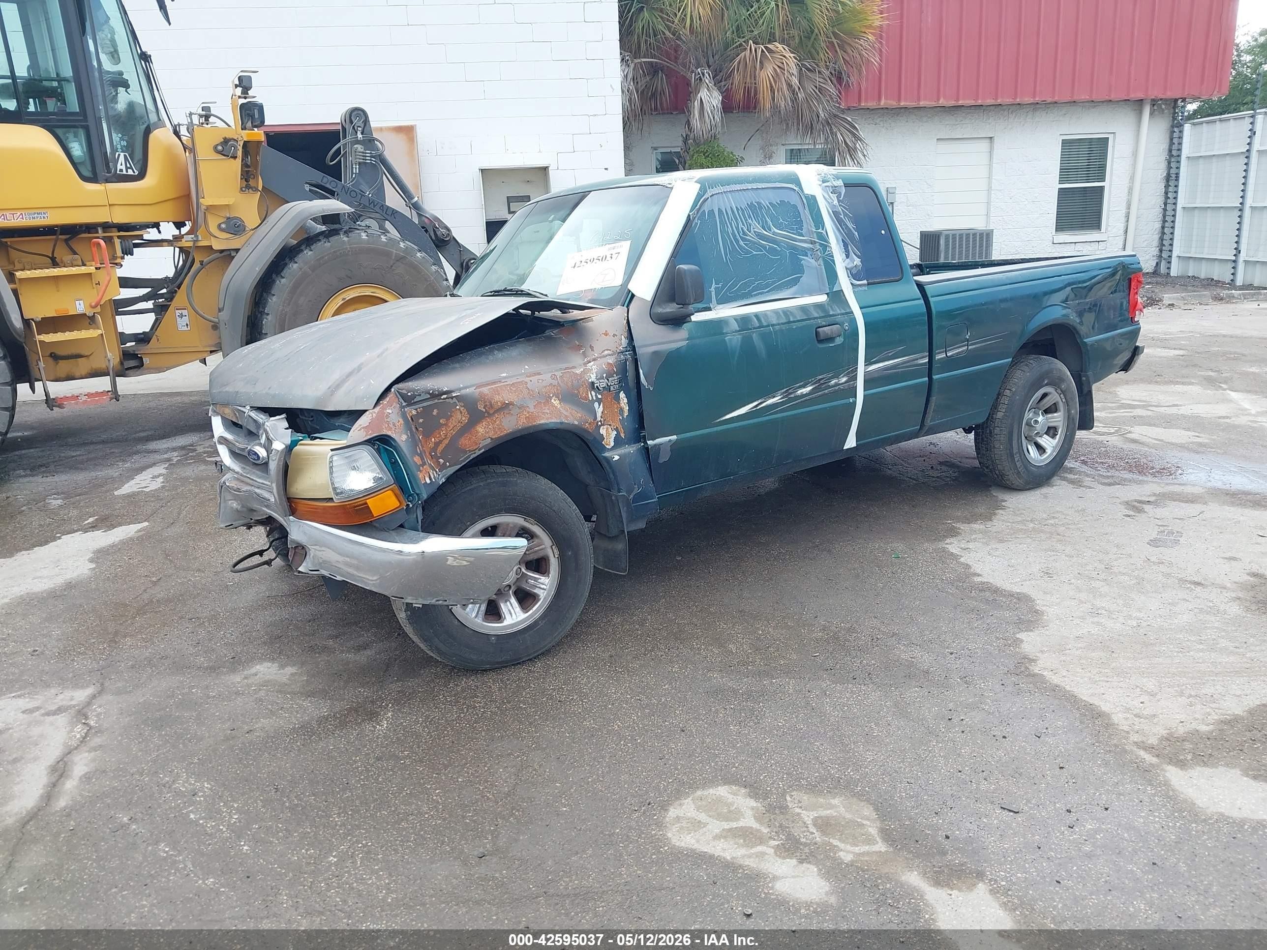 2000 Ford Ranger Xl/xlt Green vin: 1FTYR14V9YTA33562