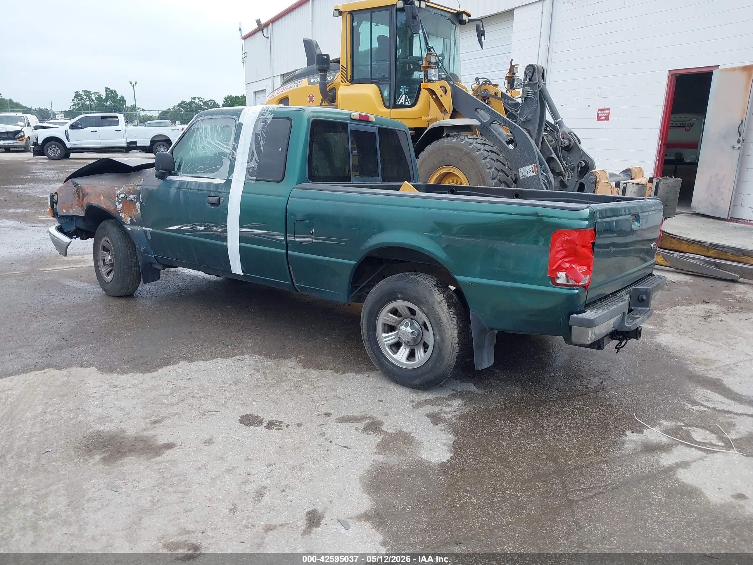 2000 Ford Ranger Xl/xlt Green vin: 1FTYR14V9YTA33562