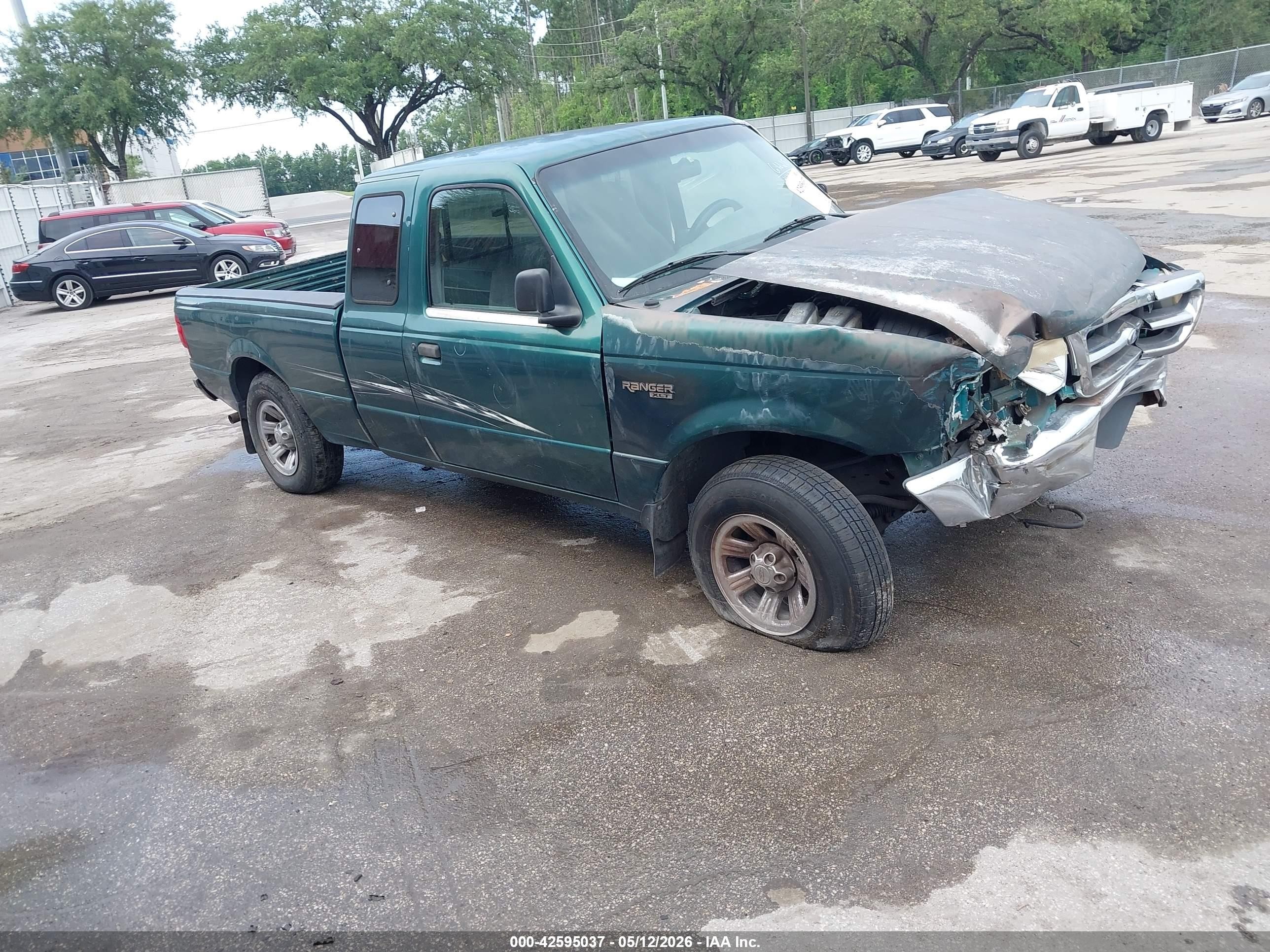 2000 Ford Ranger Xl/xlt Green vin: 1FTYR14V9YTA33562