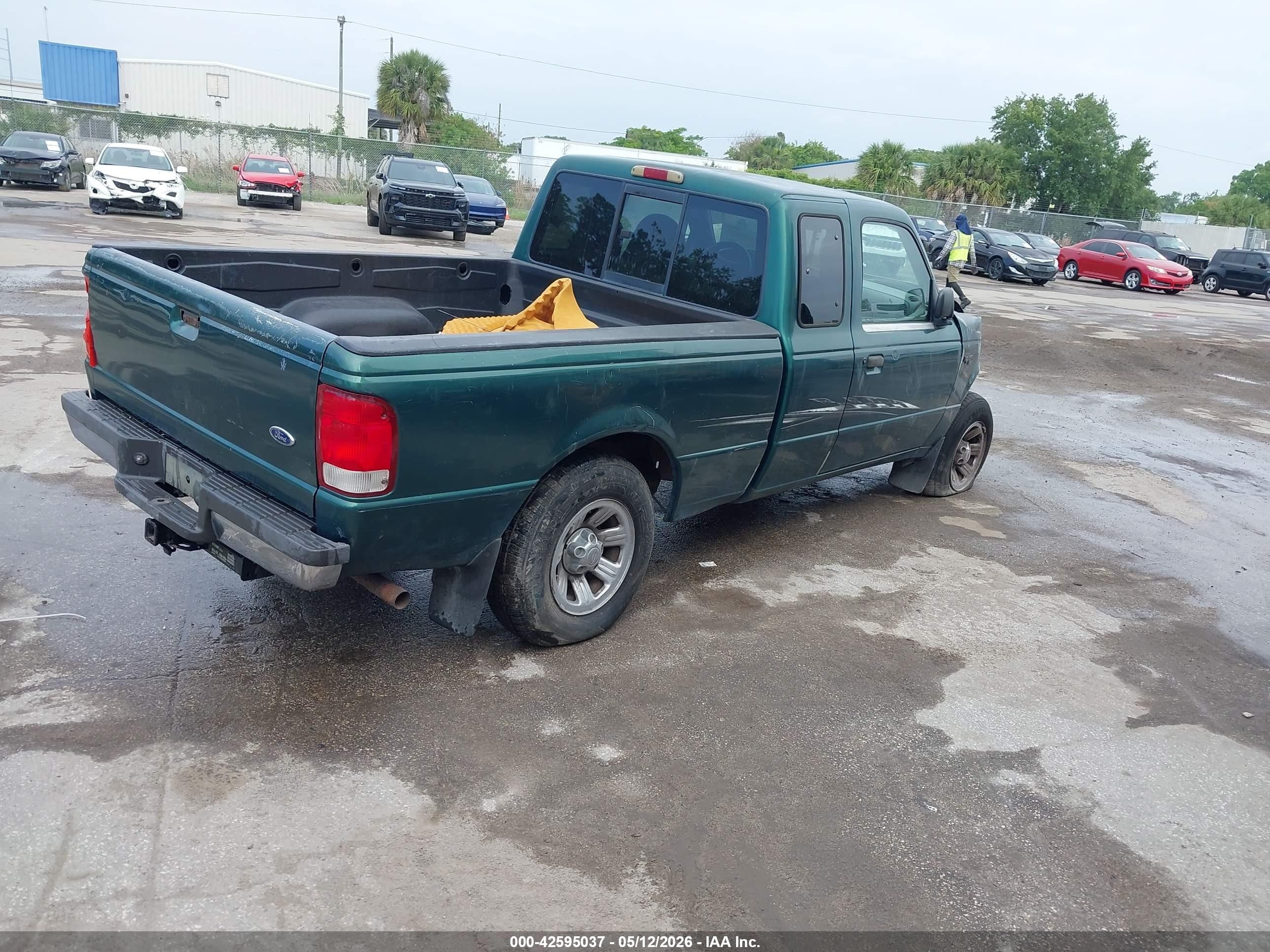 2000 Ford Ranger Xl/xlt Green vin: 1FTYR14V9YTA33562