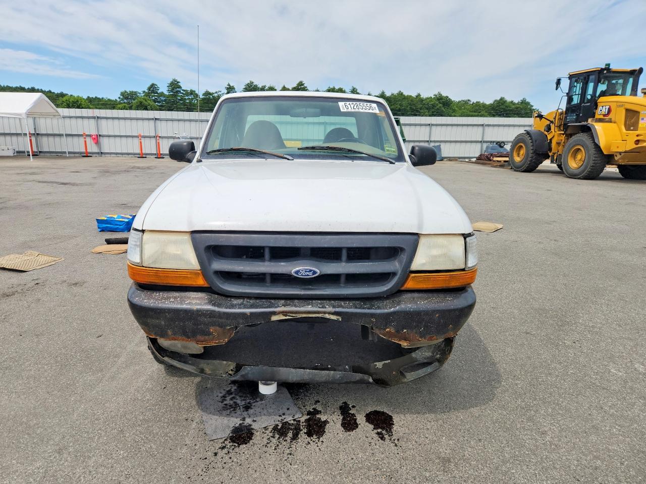 2000 Ford Ranger Super Cab White vin: 1FTYR14V9YTA50913