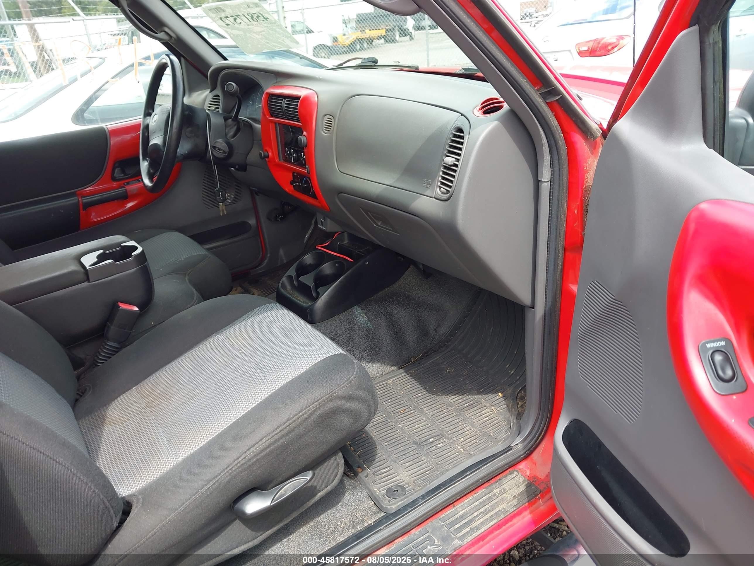 2003 Ford Ranger Edge/tremor/xl/xlt Red vin: 1FTYR14VX3PA15556