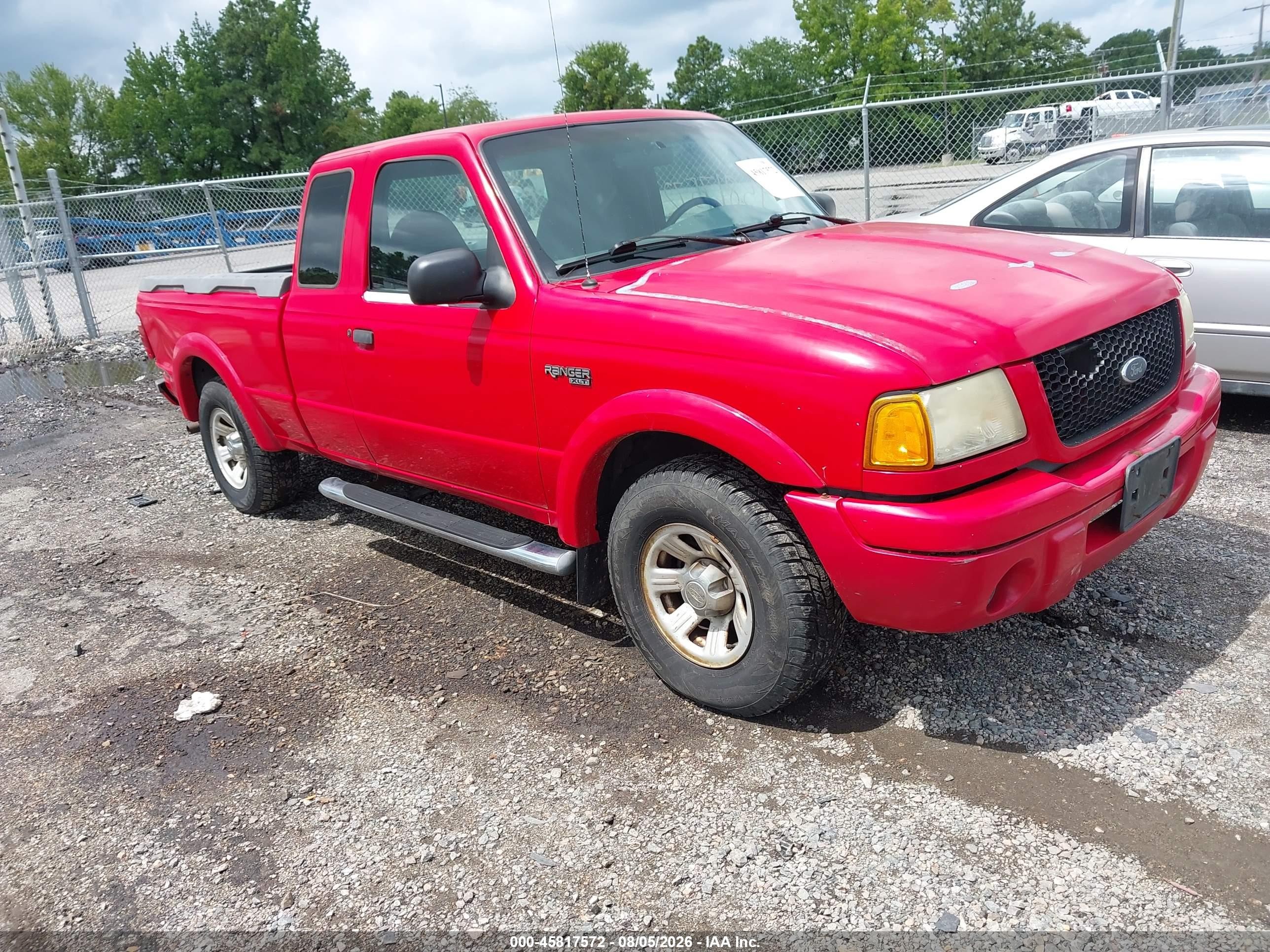2003 Ford Ranger Edge/tremor/xl/xlt Red vin: 1FTYR14VX3PA15556