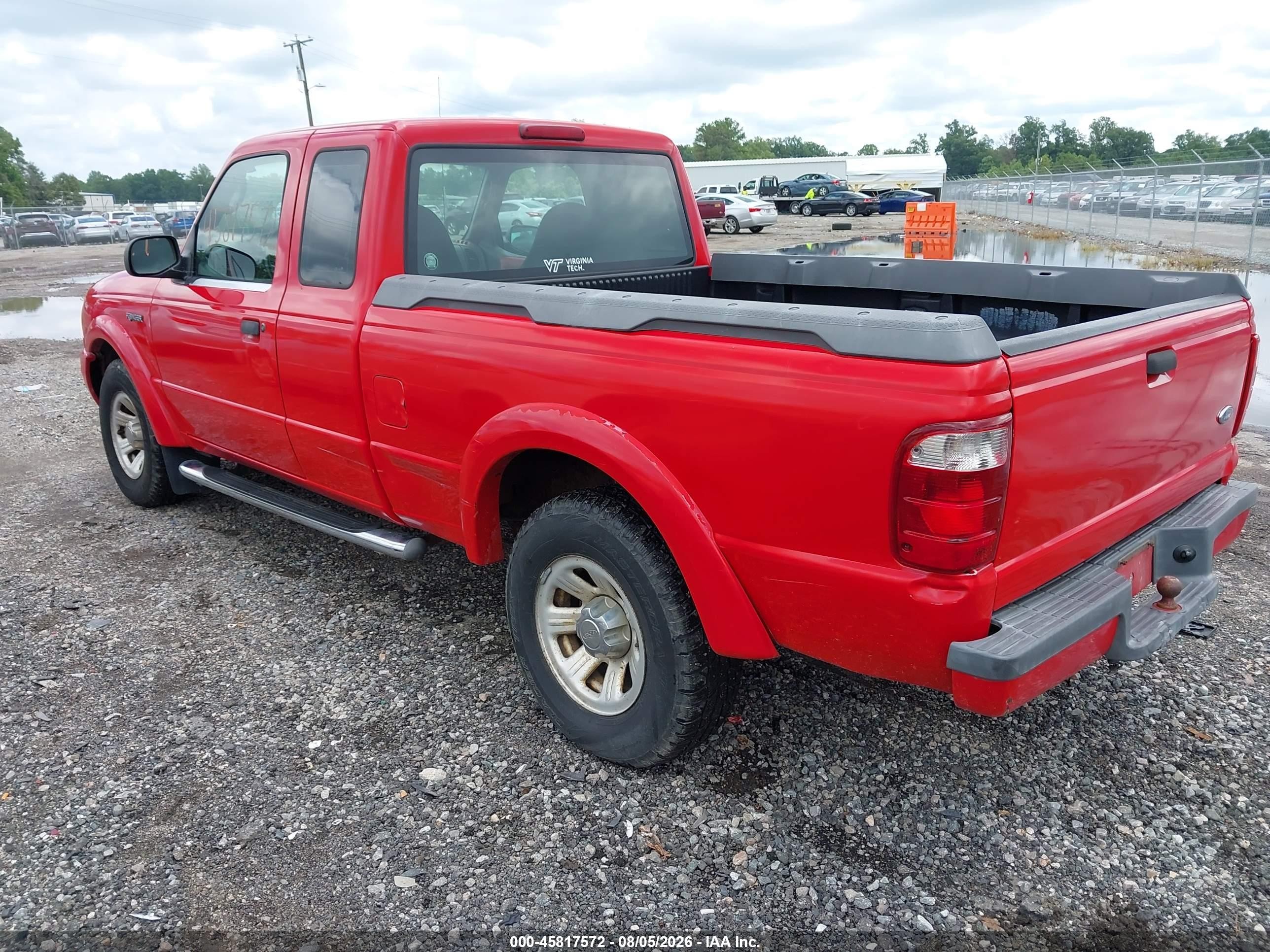 2003 Ford Ranger Edge/tremor/xl/xlt Red vin: 1FTYR14VX3PA15556