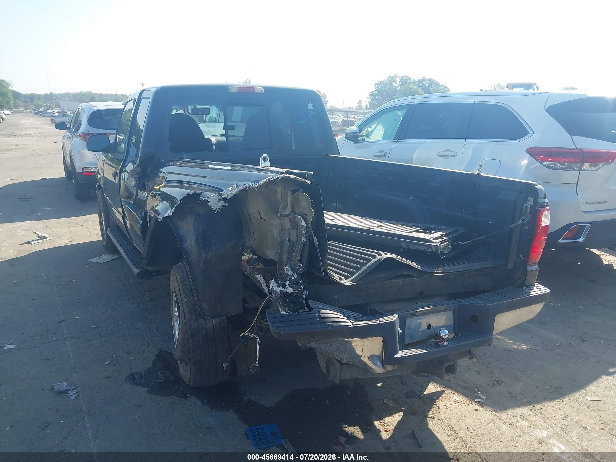 2003 Ford Ranger   Black vin: 1FTYR14VX3PA59119