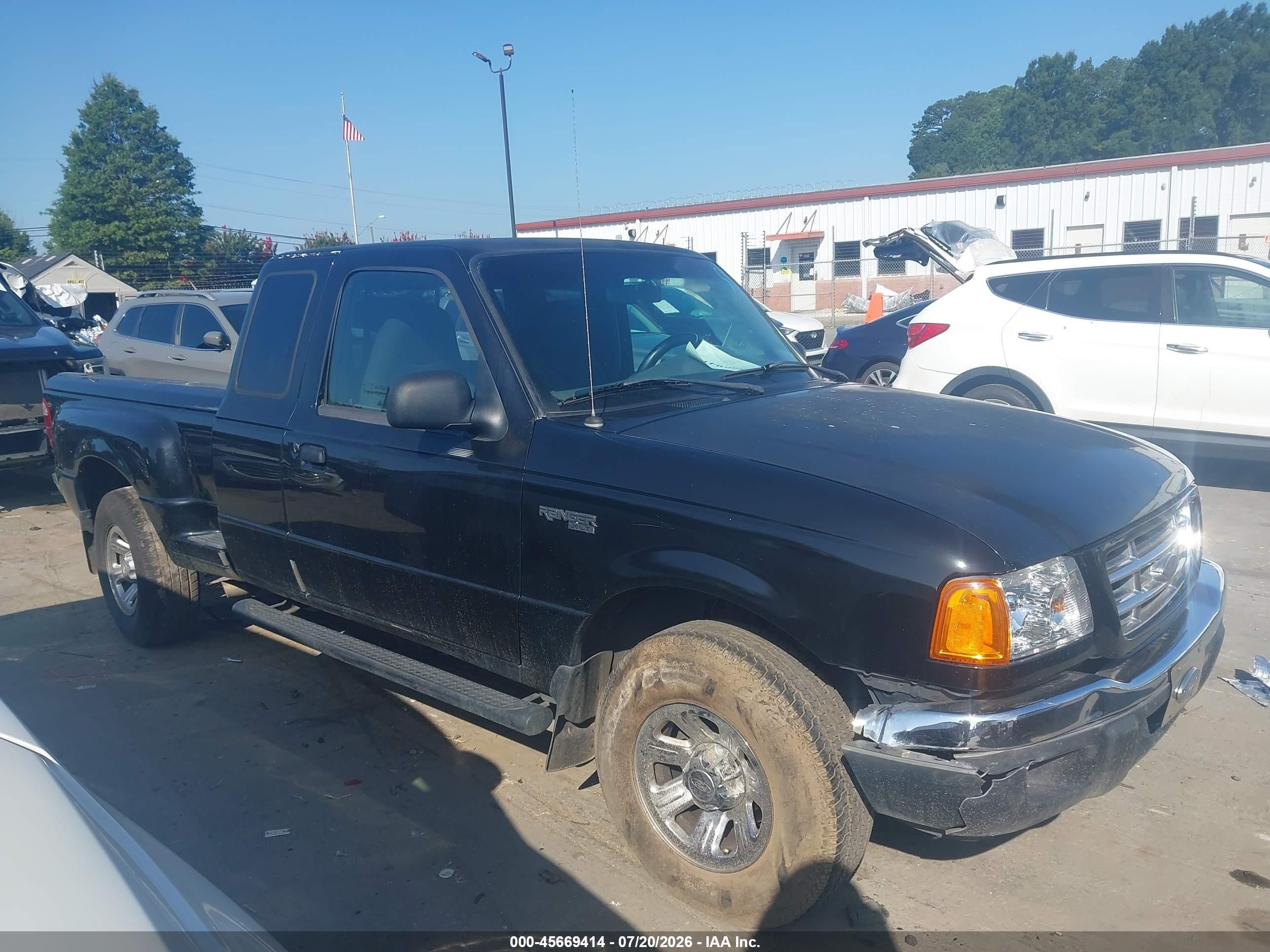 2003 Ford Ranger   Black vin: 1FTYR14VX3PA59119