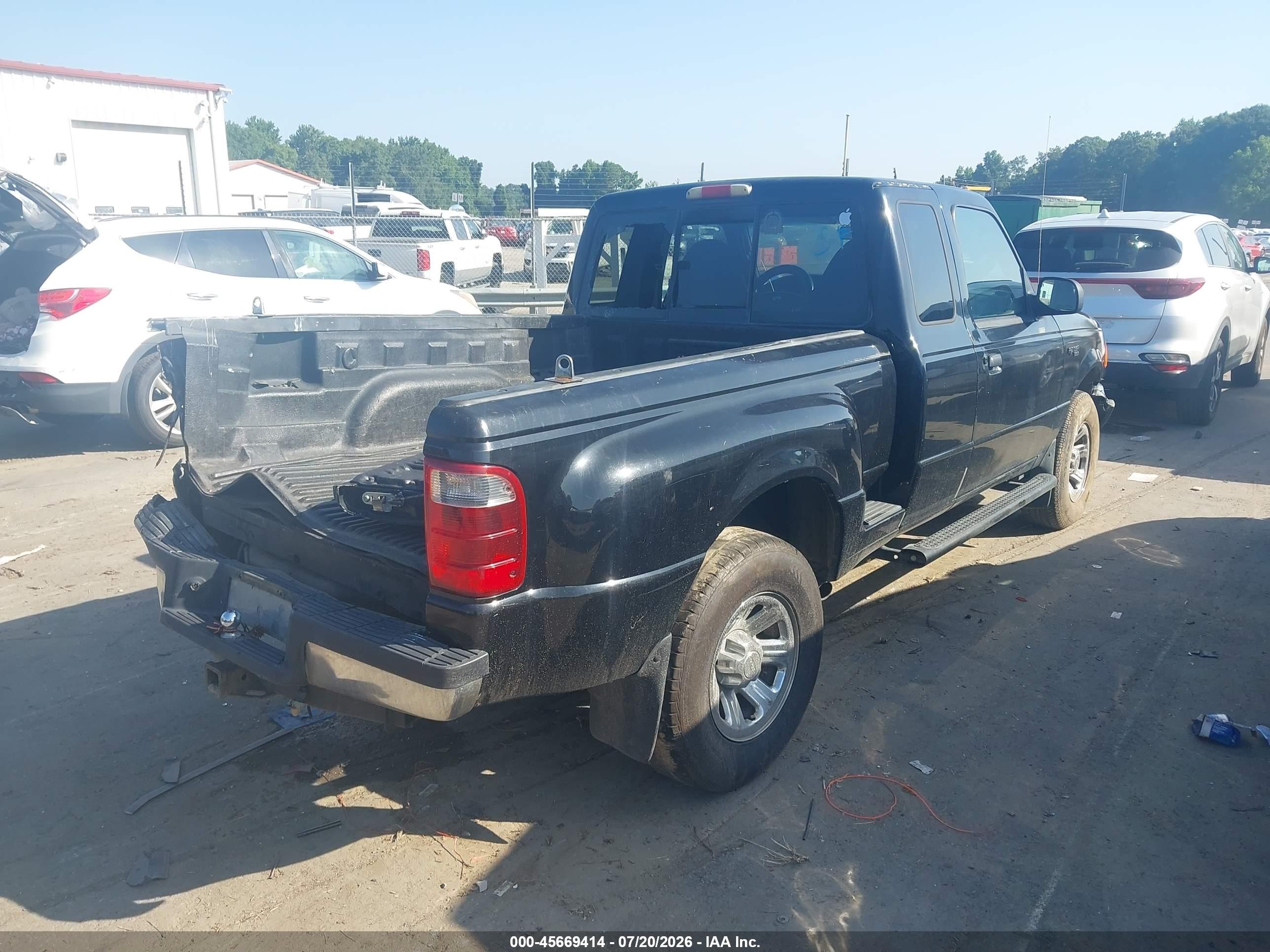 2003 Ford Ranger   Black vin: 1FTYR14VX3PA59119