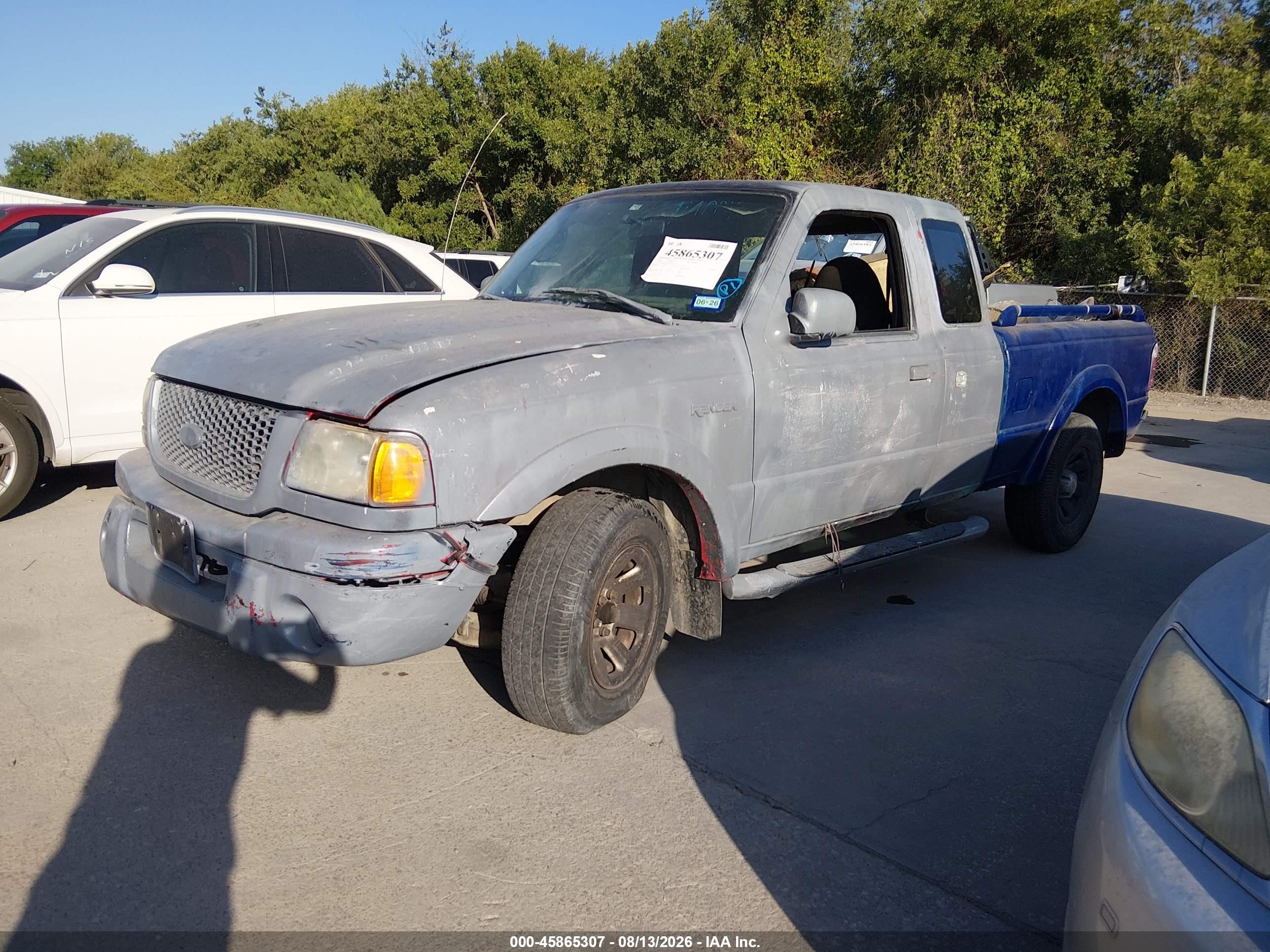 2003 Ford Ranger   Blue vin: 1FTYR14VX3PA62523