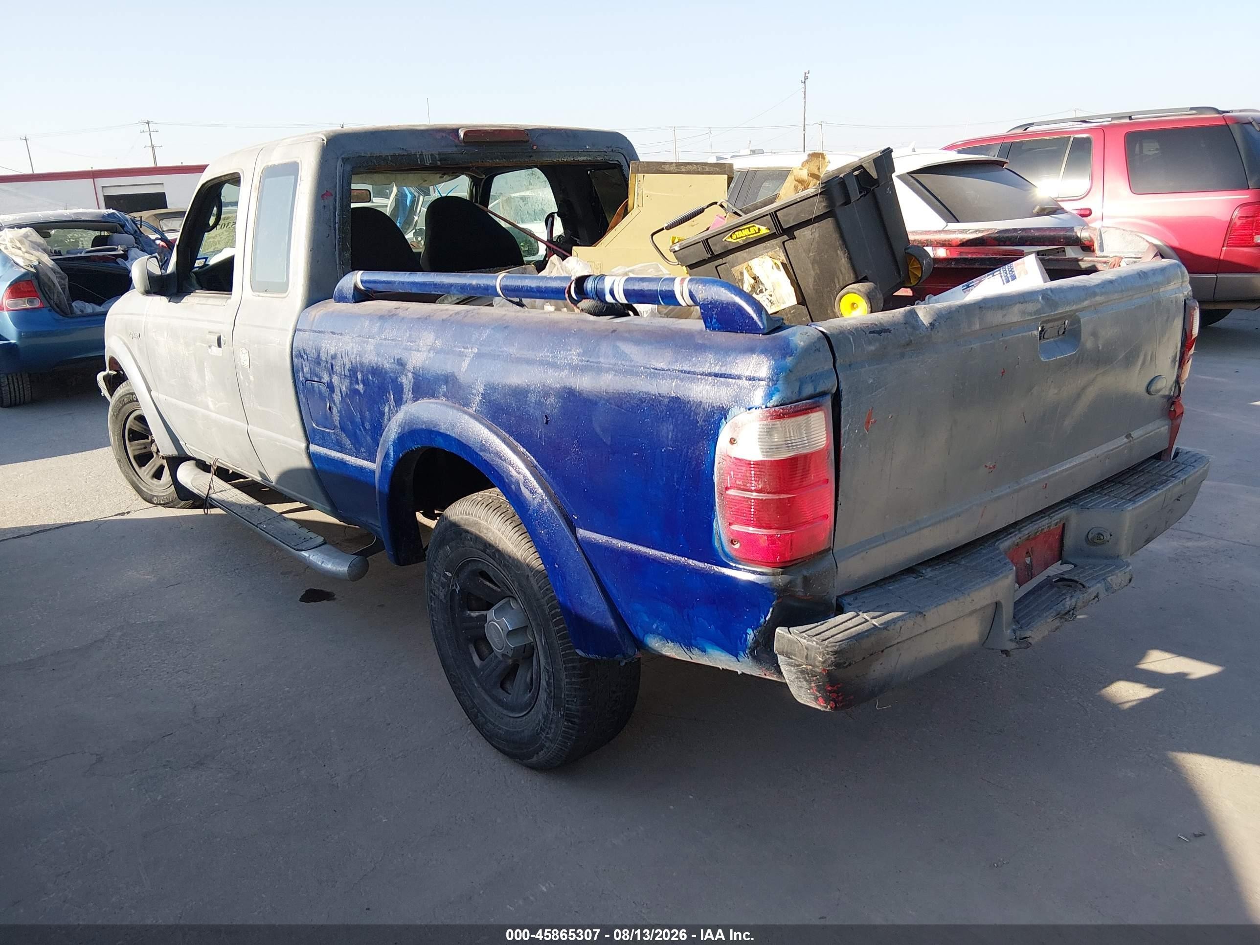 2003 Ford Ranger   Blue vin: 1FTYR14VX3PA62523