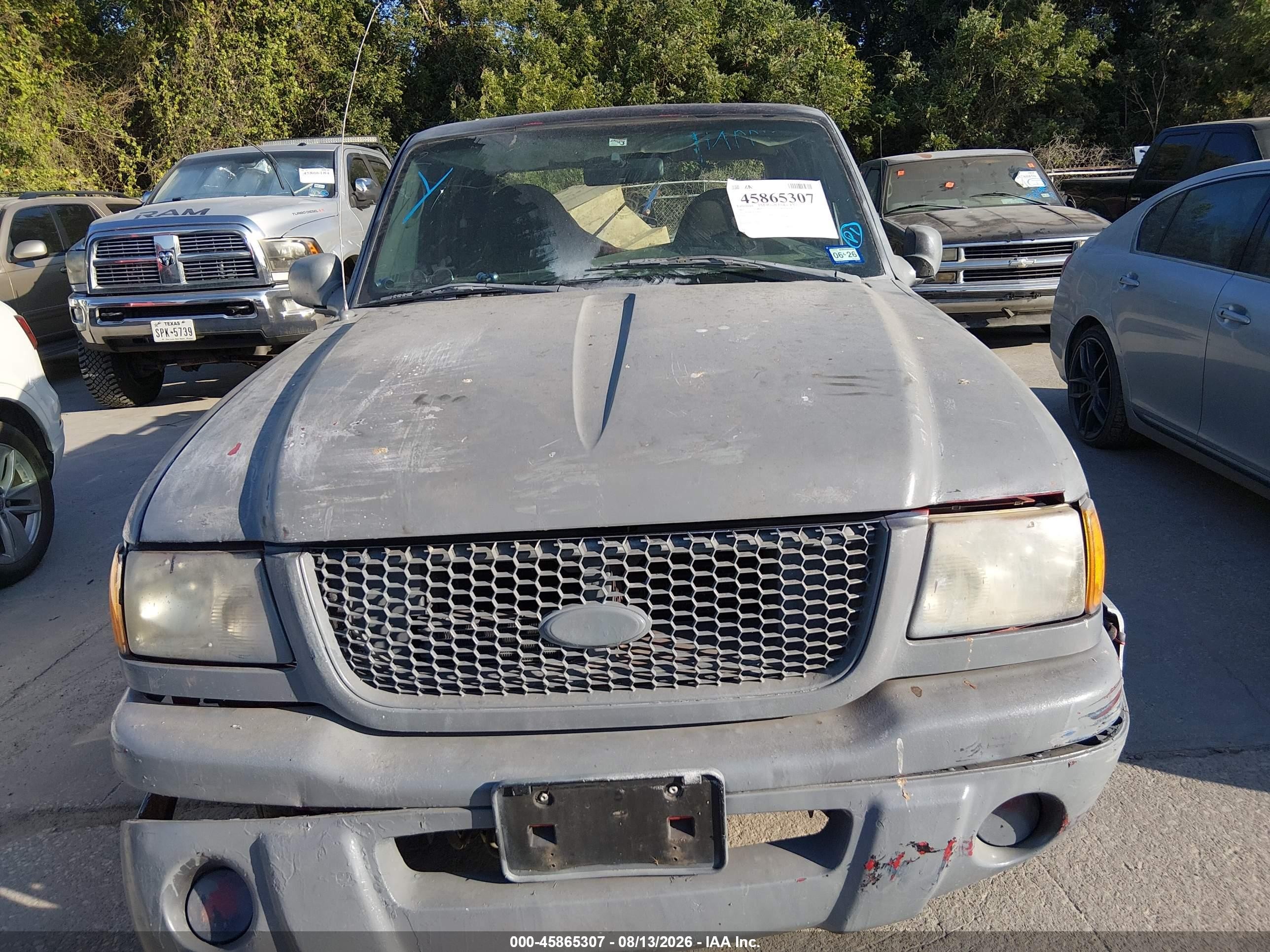 2003 Ford Ranger   Blue vin: 1FTYR14VX3PA62523