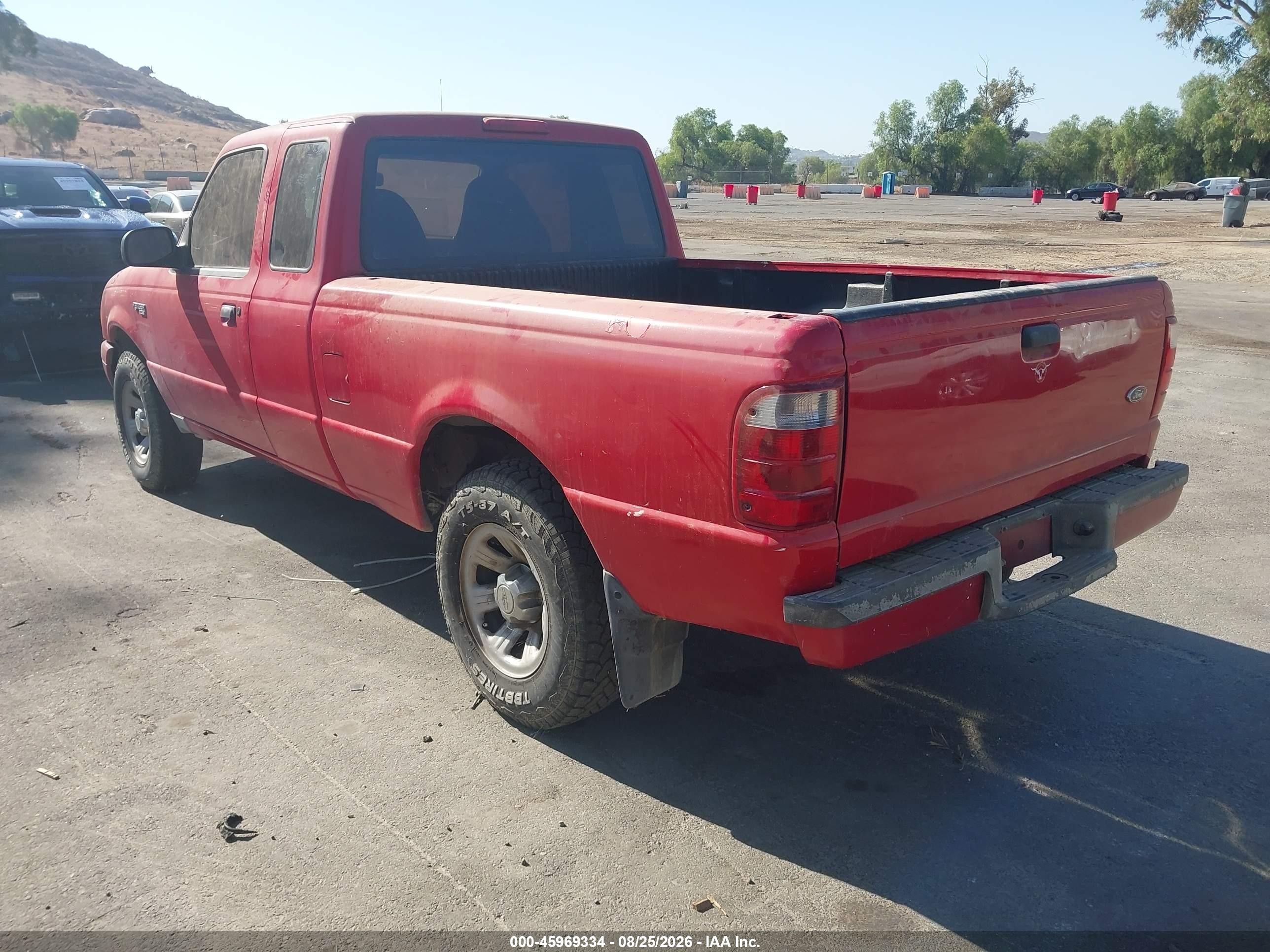 2003 Ford Ranger Edge/tremor/xl/xlt Красный vin: 1FTYR14VX3PB26026
