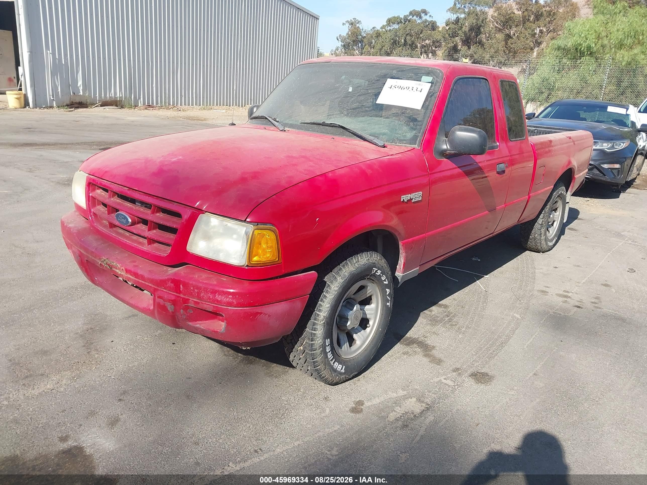 2003 Ford Ranger Edge/tremor/xl/xlt Красный vin: 1FTYR14VX3PB26026