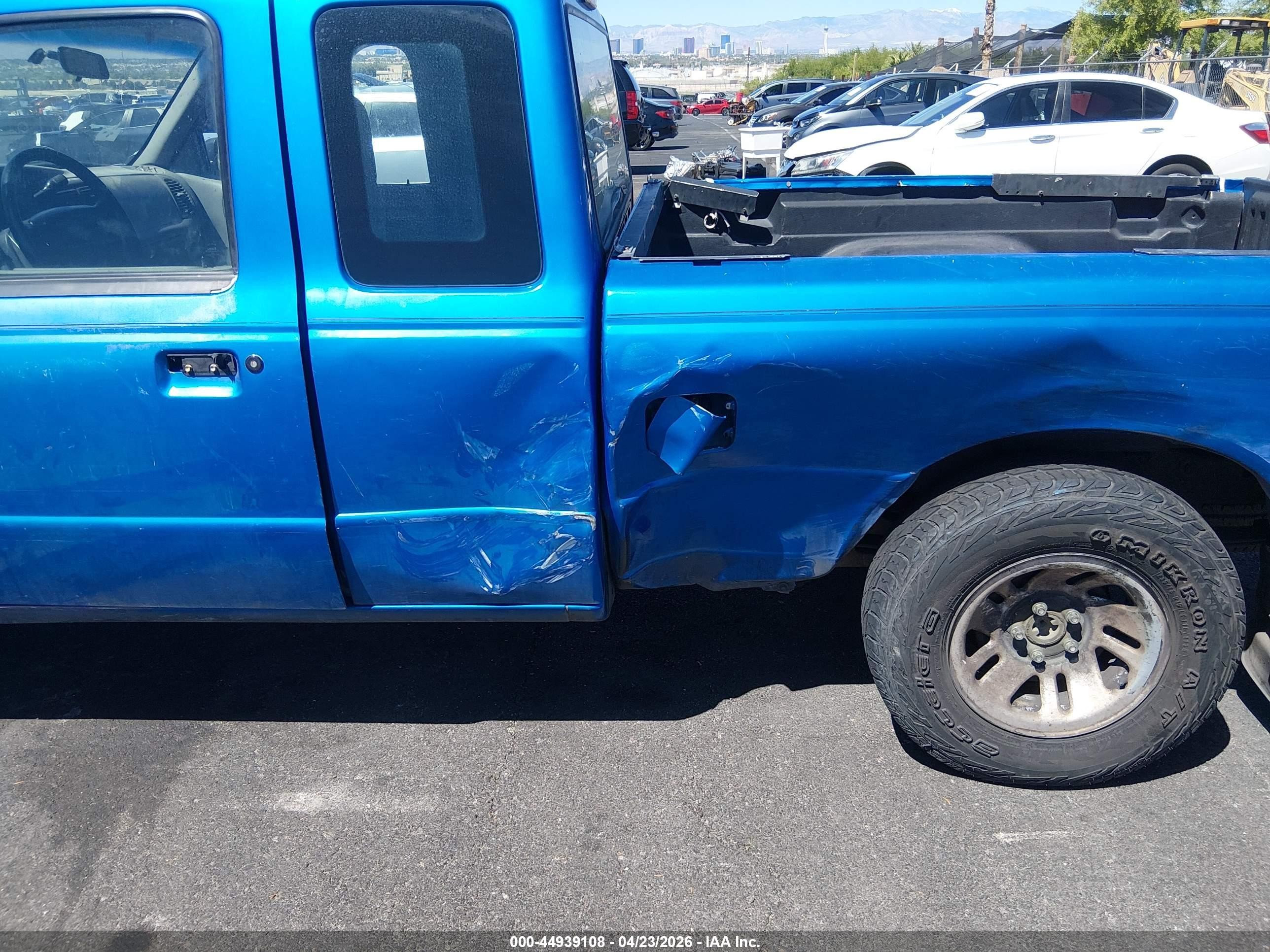 1999 Ford Ranger Xl/xlt Blue vin: 1FTYR14VXXPA36042