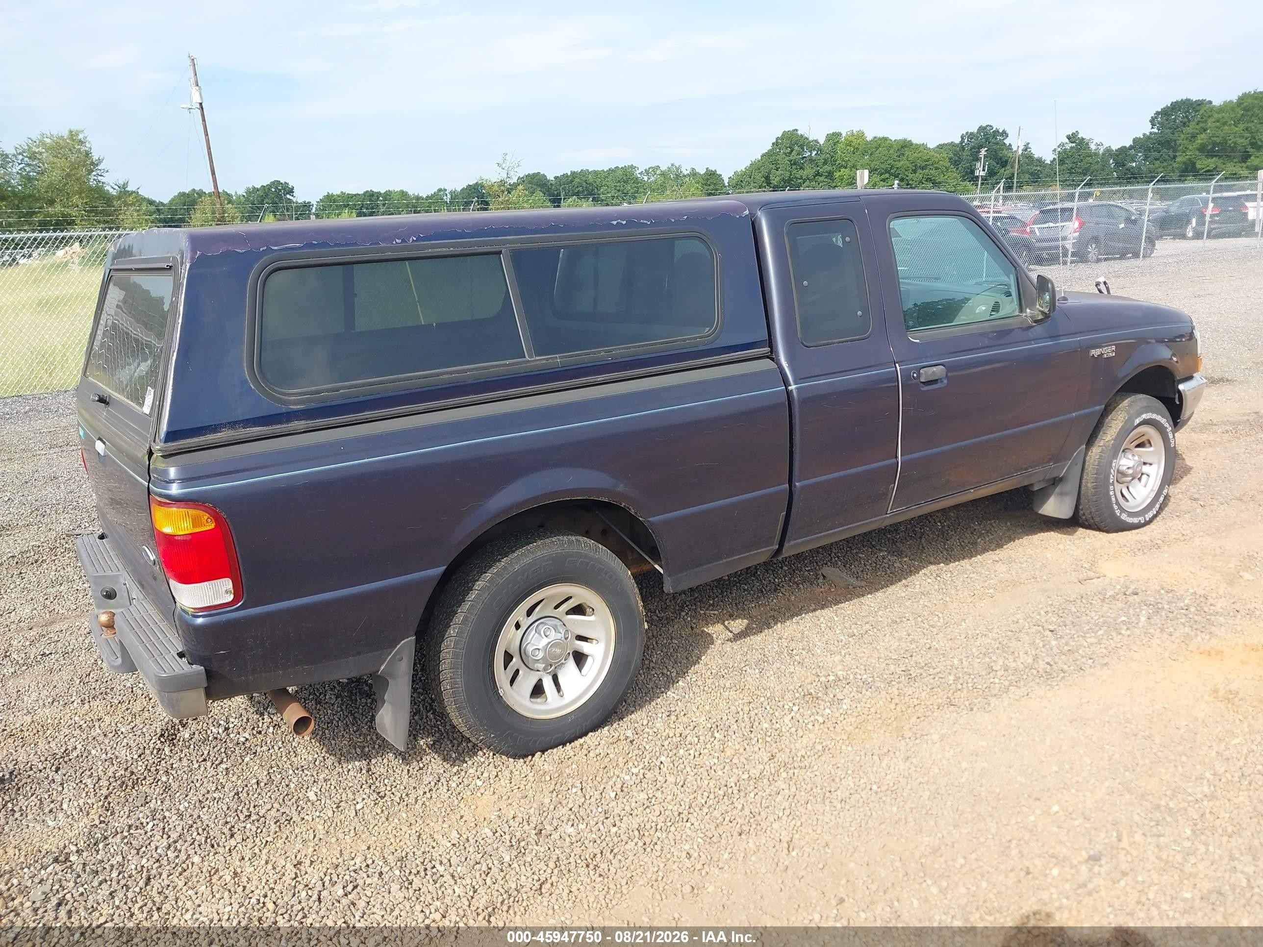 1999 Ford Ranger Xl/xlt Blue vin: 1FTYR14VXXPA67680