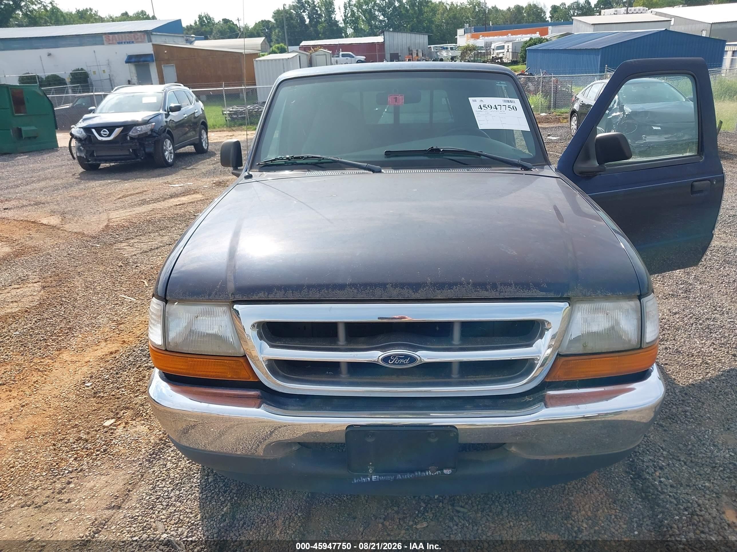1999 Ford Ranger Xl/xlt Blue vin: 1FTYR14VXXPA67680