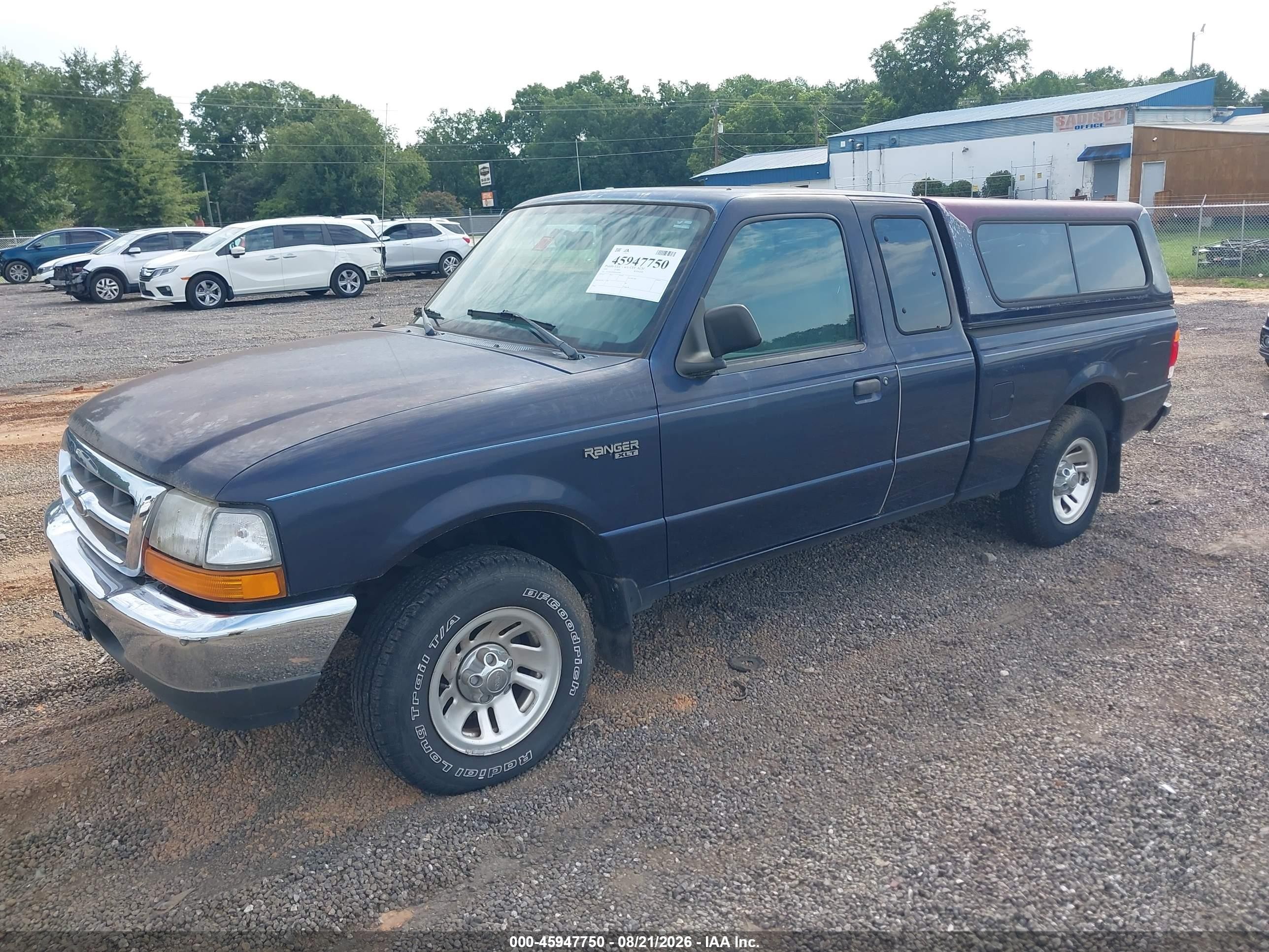 1999 Ford Ranger Xl/xlt Blue vin: 1FTYR14VXXPA67680