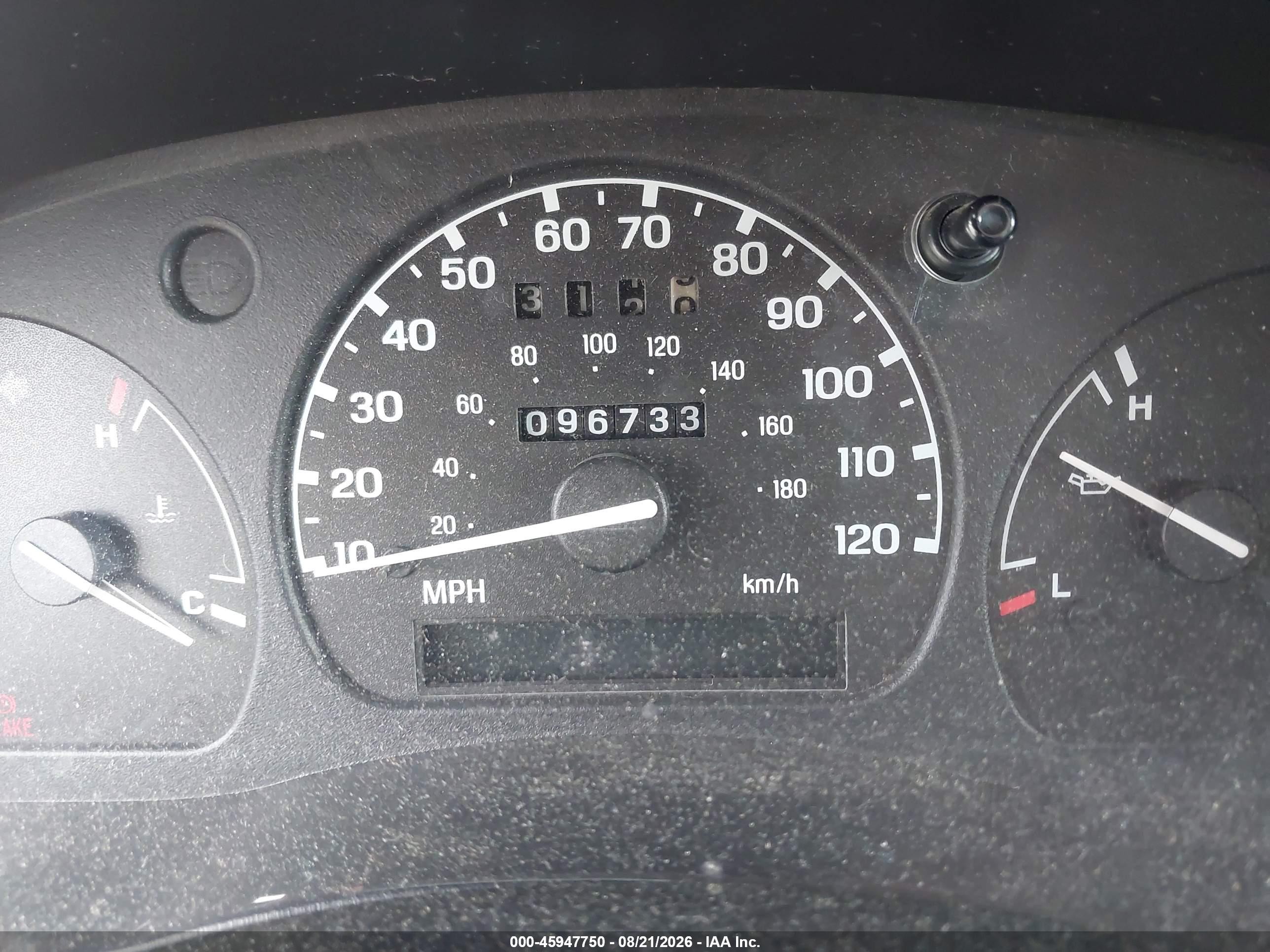 1999 Ford Ranger Xl/xlt Blue vin: 1FTYR14VXXPA67680