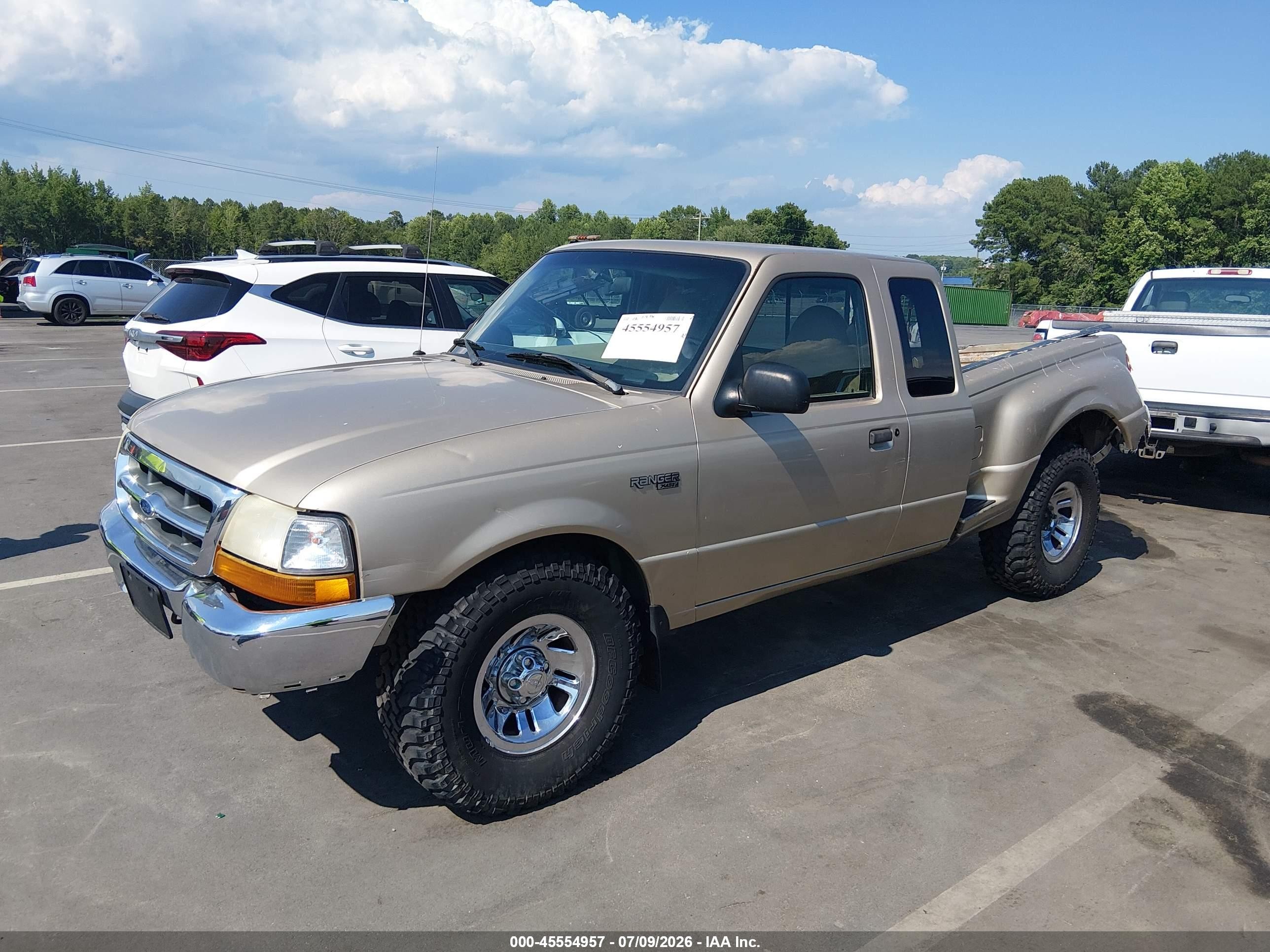 1999 Ford Ranger Xl/xlt Tan vin: 1FTYR14VXXPB52907