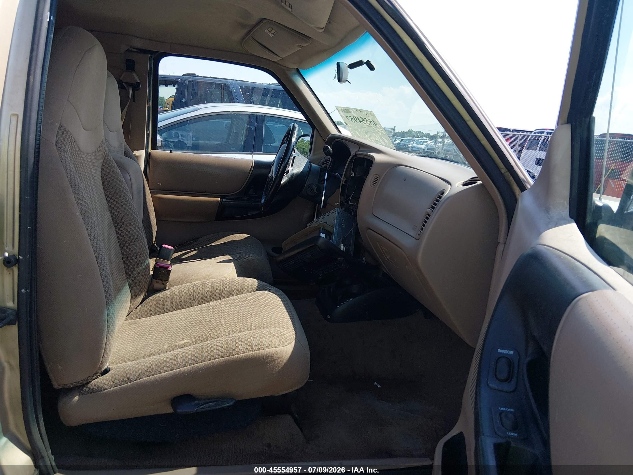 1999 Ford Ranger Xl/xlt Tan vin: 1FTYR14VXXPB52907