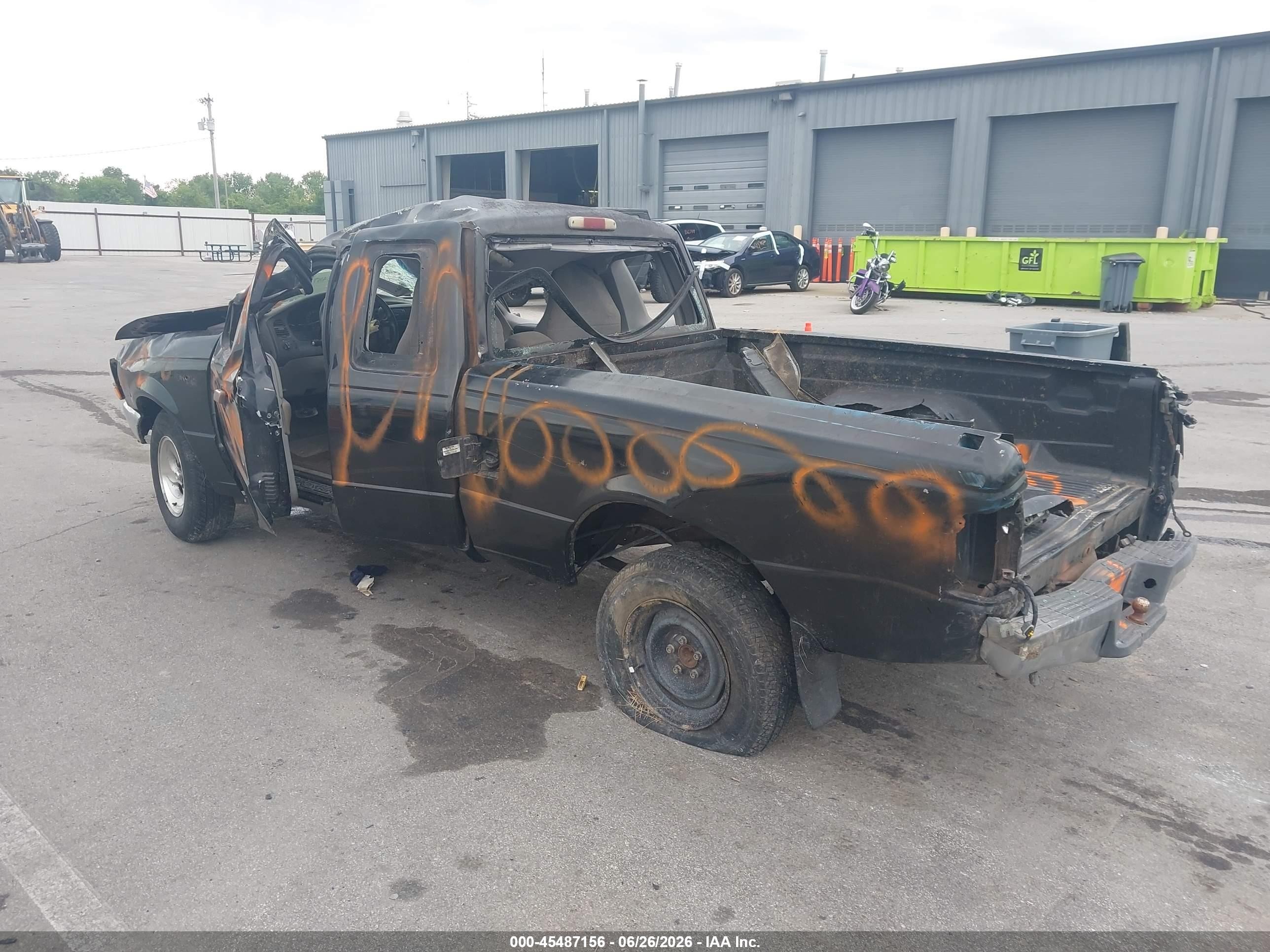 1999 Ford Ranger Xl/xlt Black vin: 1FTYR14VXXTB11247