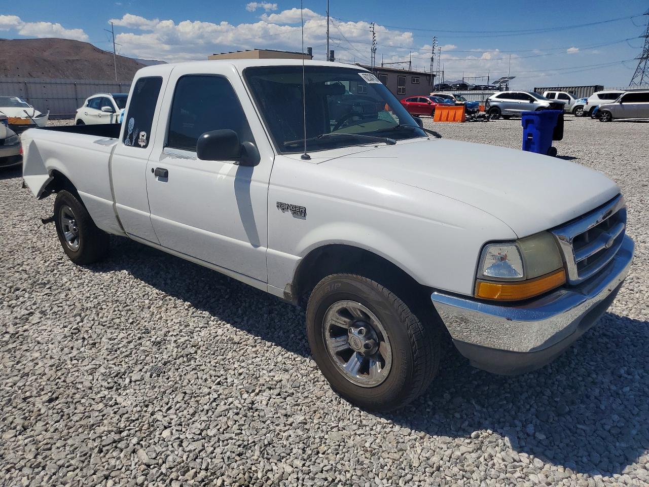 2000 Ford Ranger Super Cab White vin: 1FTYR14VXYPB04518