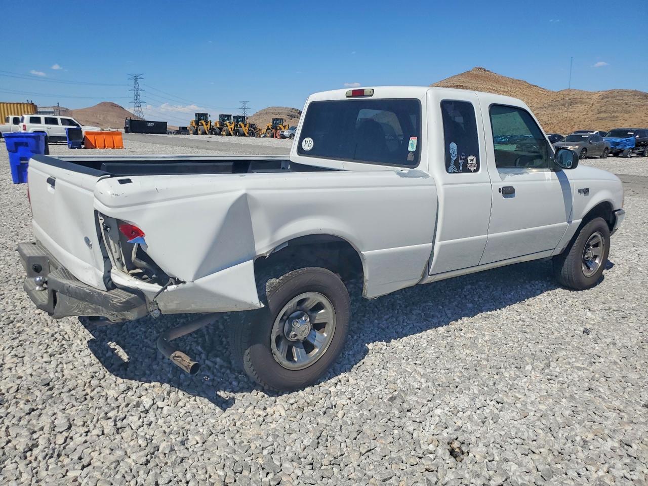 2000 Ford Ranger Super Cab White vin: 1FTYR14VXYPB04518